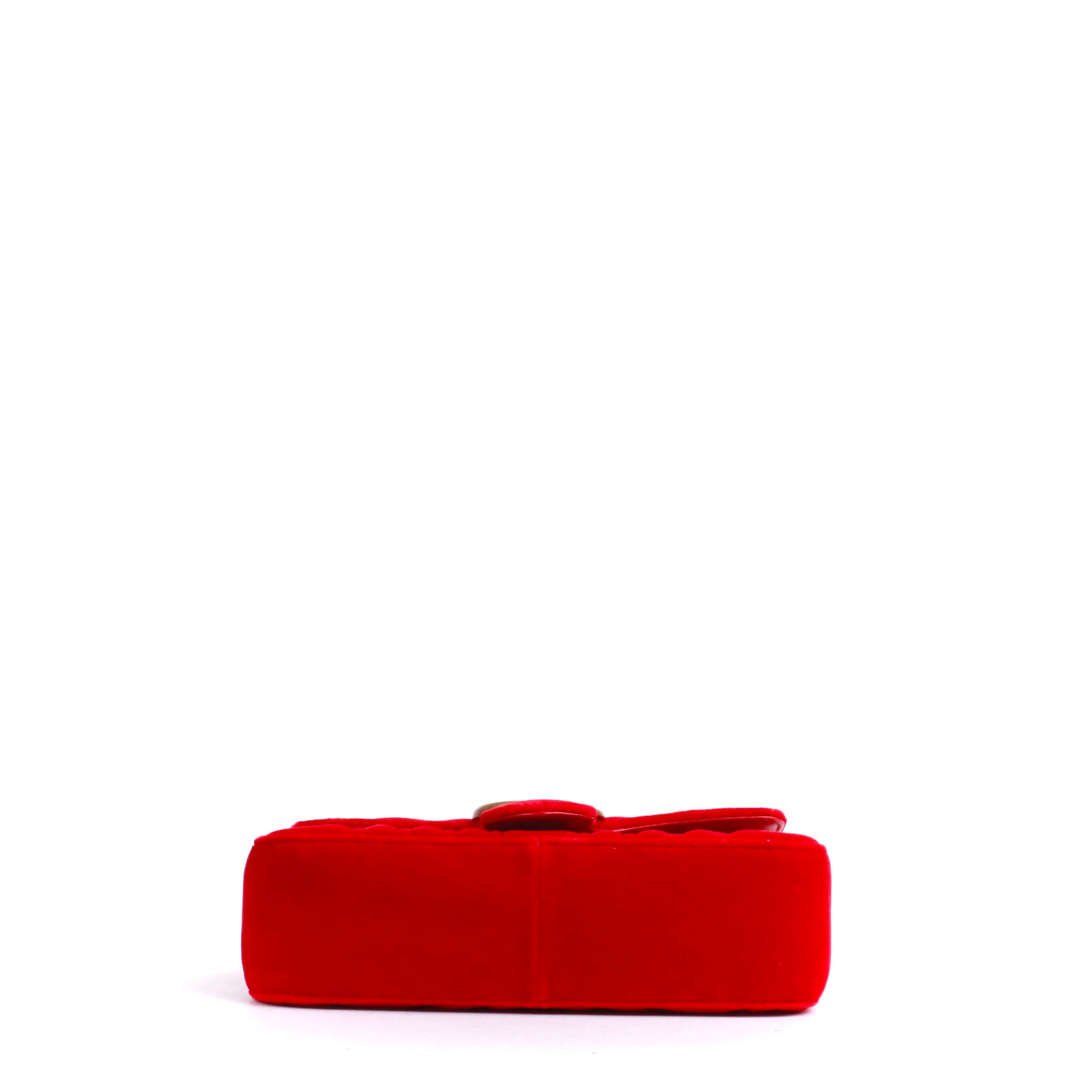 GUCCI - GG Marmont small velvet shoulder bag