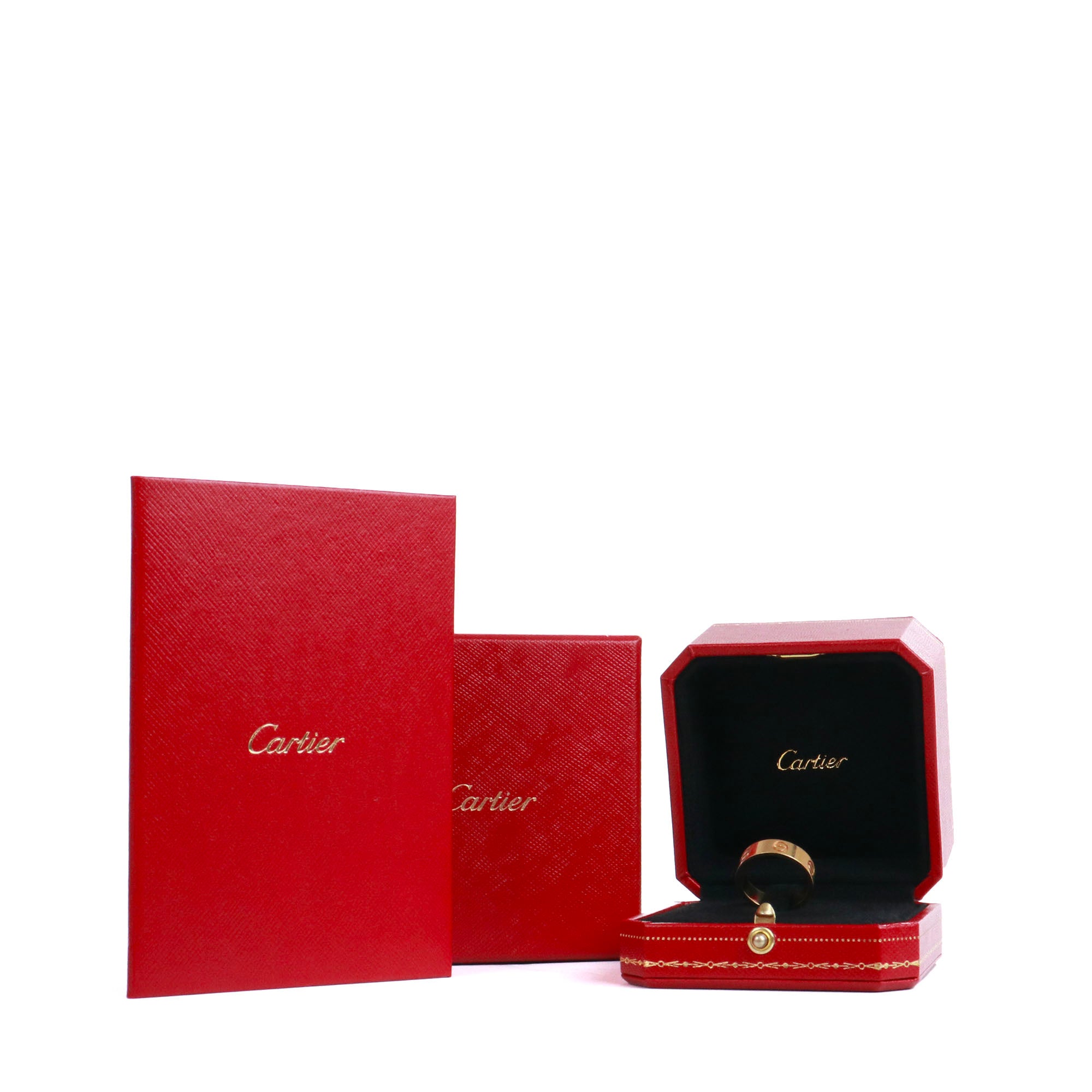 CARTIER - Love ring in pink gold with diamond (T51)