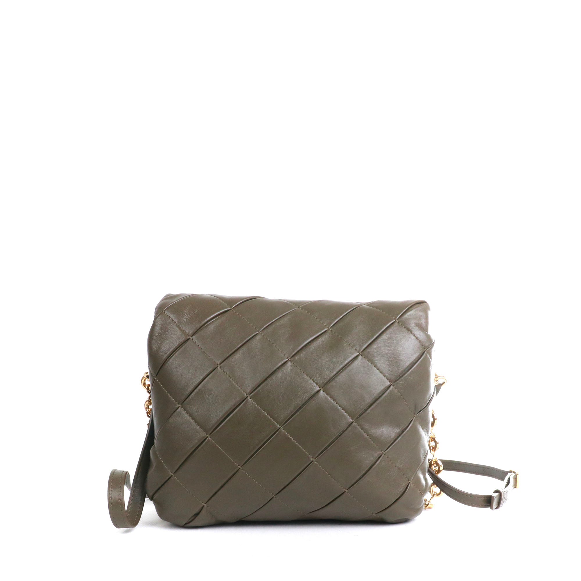 LOEWE - Flamenco Clutch shoulder bag in peach pink leather