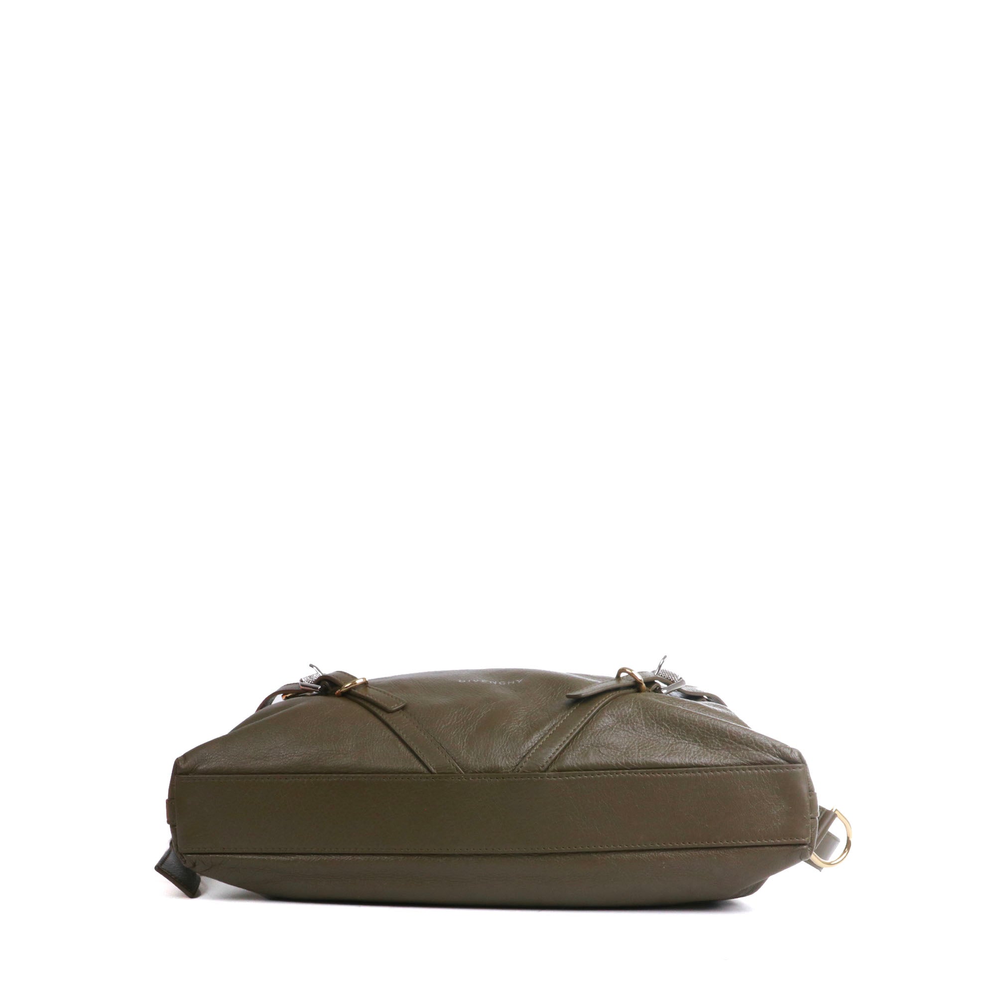 GIVENCHY - Sac à épaule Voyou Medium Givenchy en cuir vert kaki