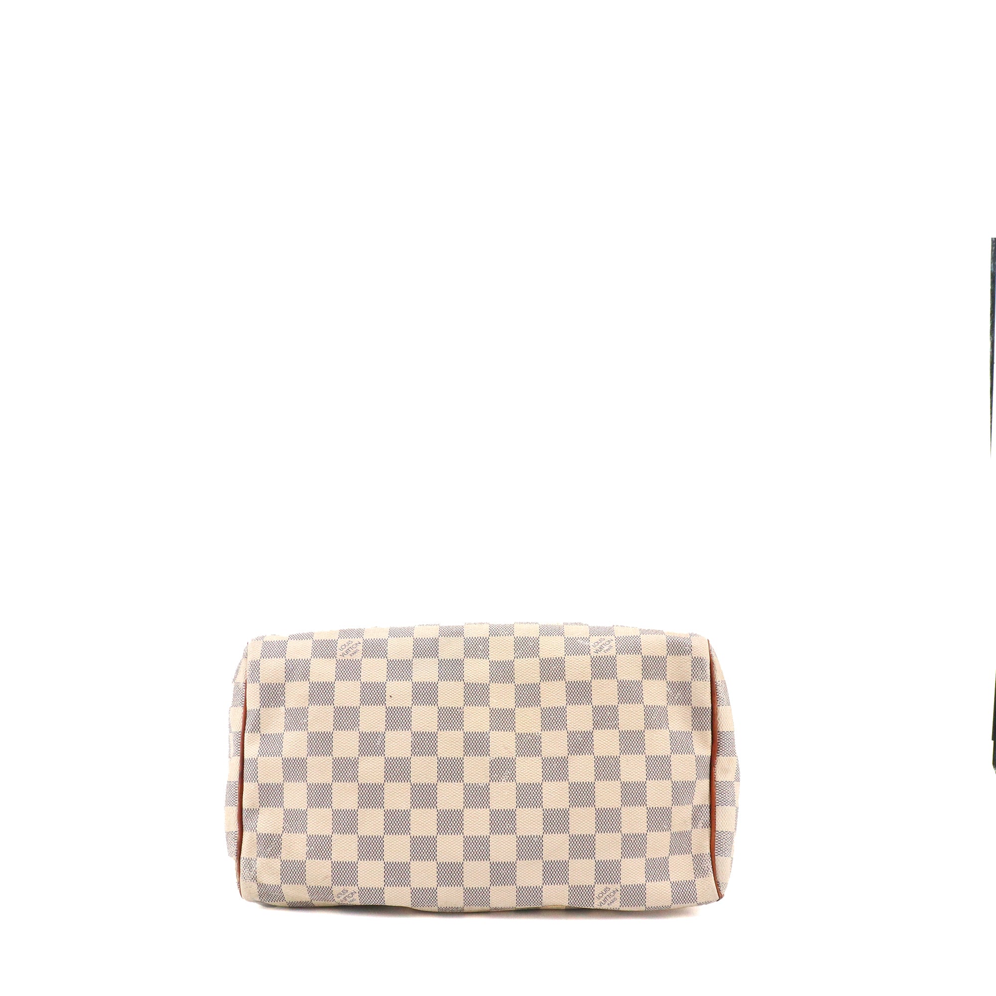 LOUIS VUITTON - Sac à main Speedy 30 Louis Vuitton en toile damier azur