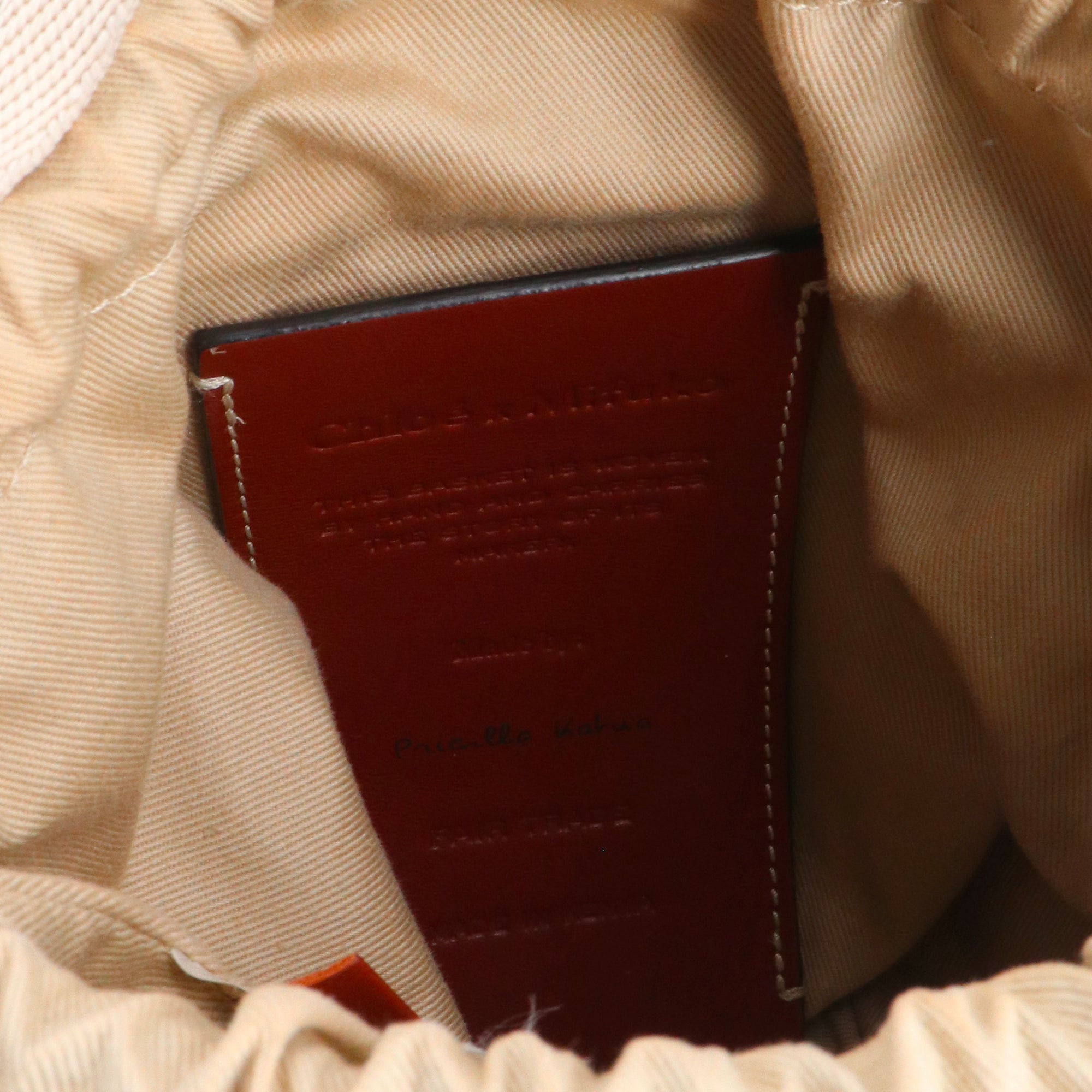 CHLOÉ - Sac à bandoulière Panier Woody Small Chloe x Mifuko en raphia