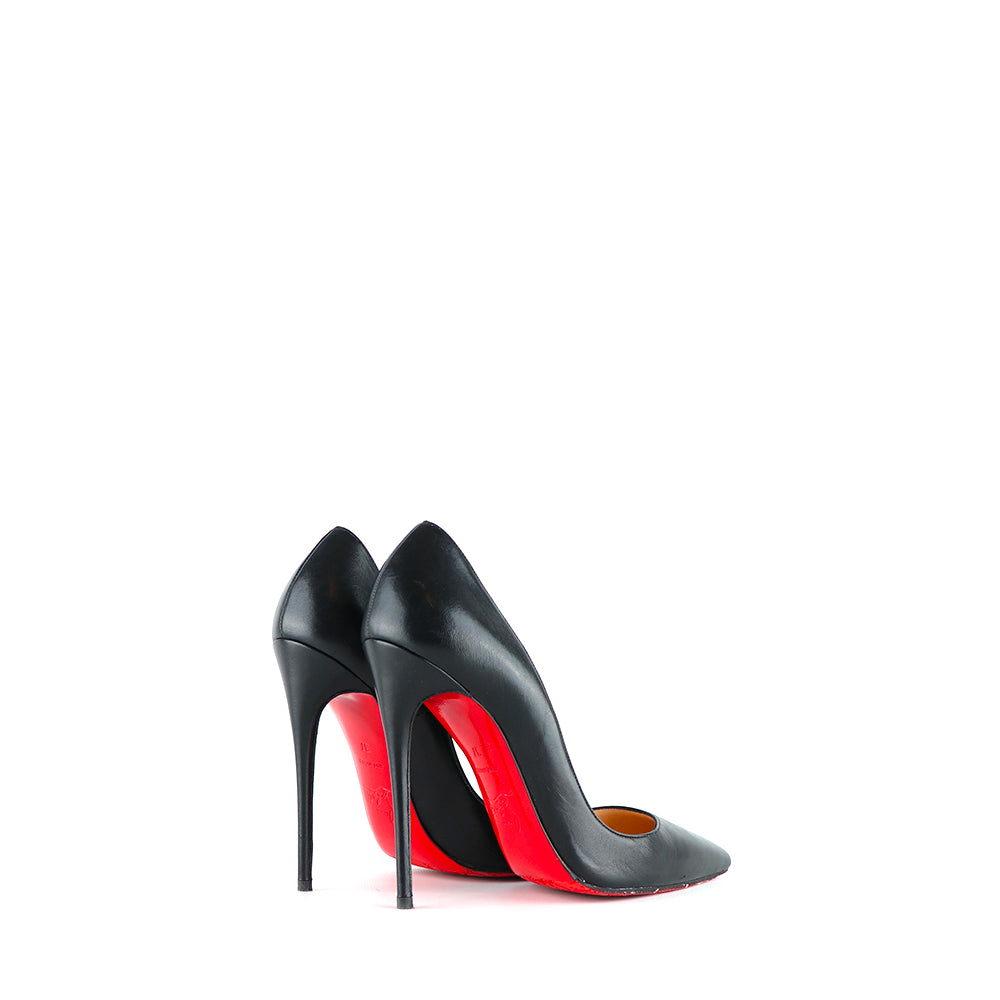 LOUBOUTIN - Escarpins So Kate en cuir verni noir (T37)