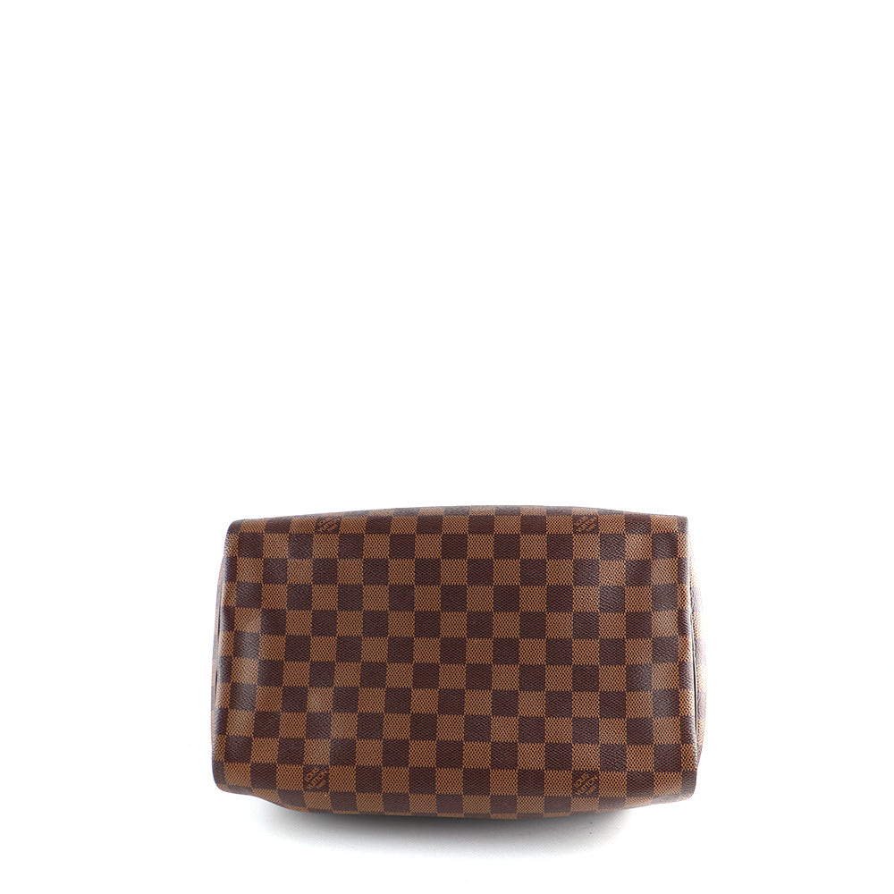 LOUIS VUITTON - Sac à main Speedy 30 en toile Damier Ébène