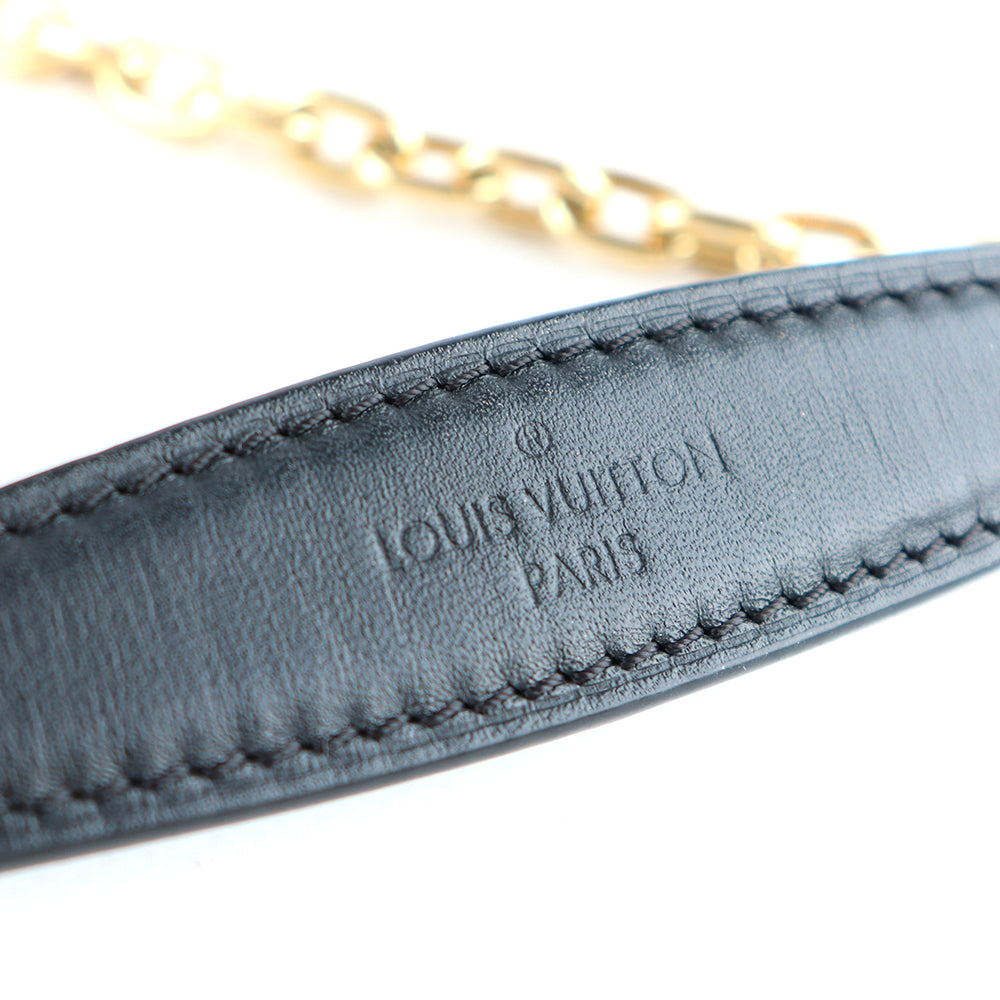 LOUIS VUITTON - Sac à bandoulière Saint Placide en toile monogrammée et cuir rouge