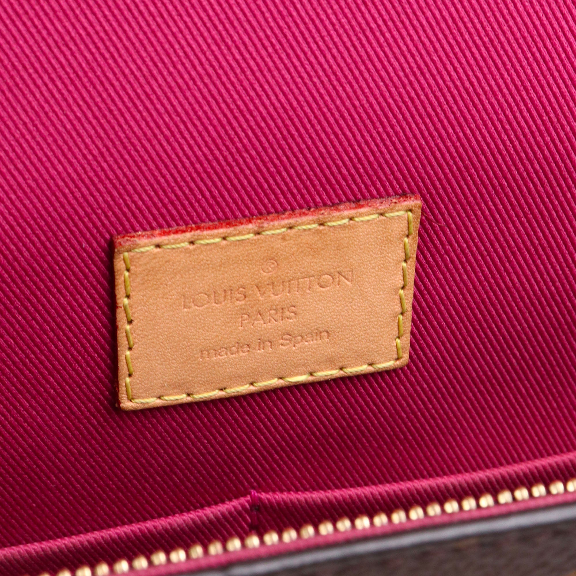 LOUIS VUITTON - Sac à main Cluny BB Louis Vuitton en toile monogrammée marron