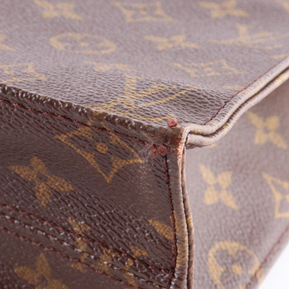 LOUIS VUITTON - Sac cabas plat en toile enduite monogrammée