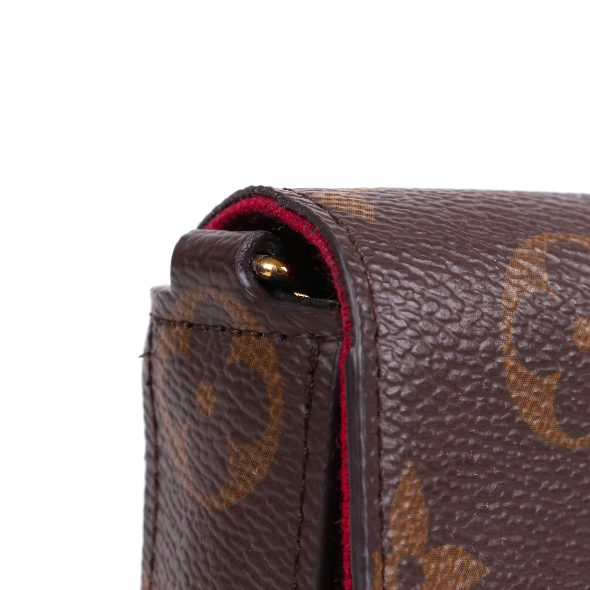 LOUIS VUITTON - Pochette Félicie Louis Vuitton en toile monogrammée marron