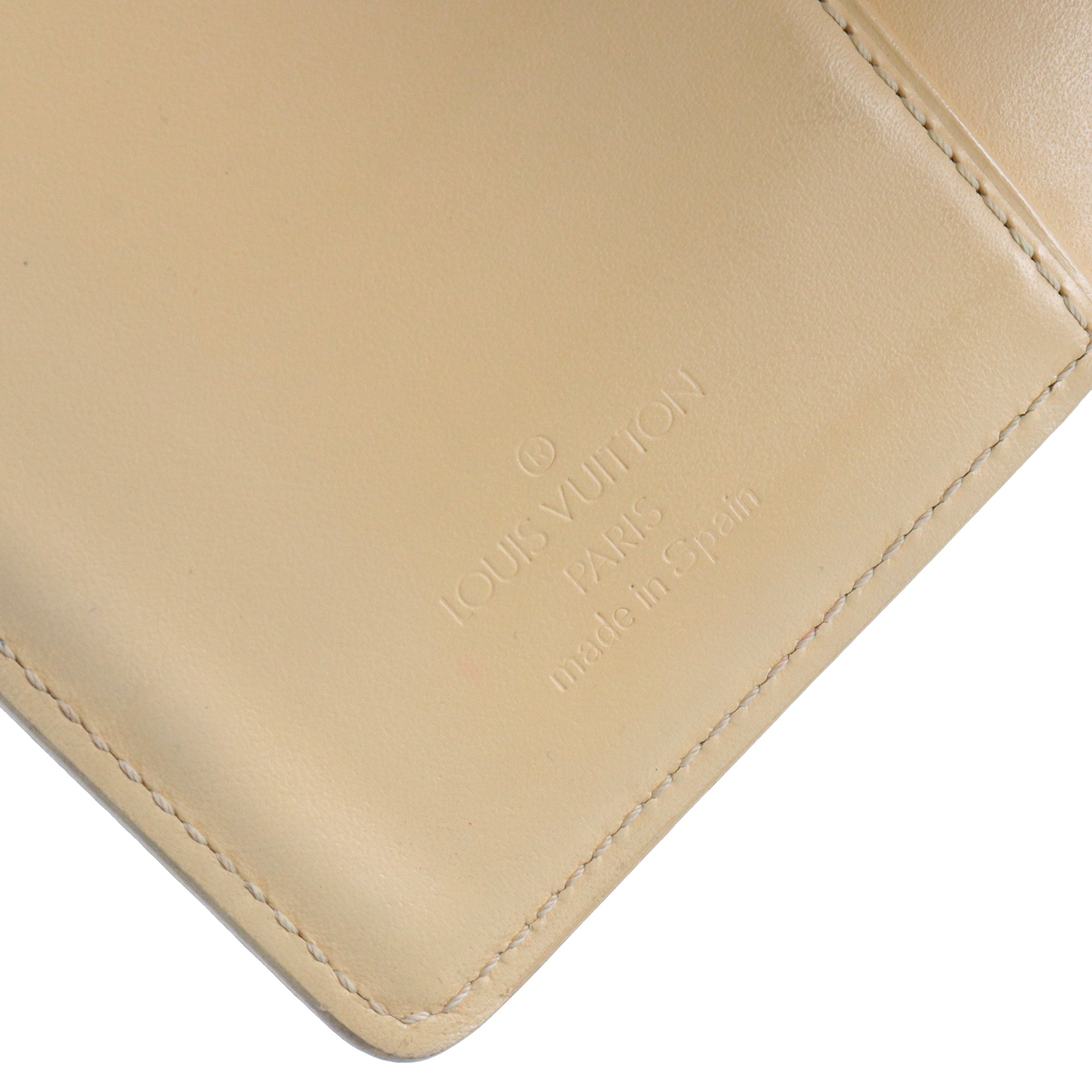LOUIS VUITTON - Couverture agenda PM Louis Vuitton en cuir épi jaune