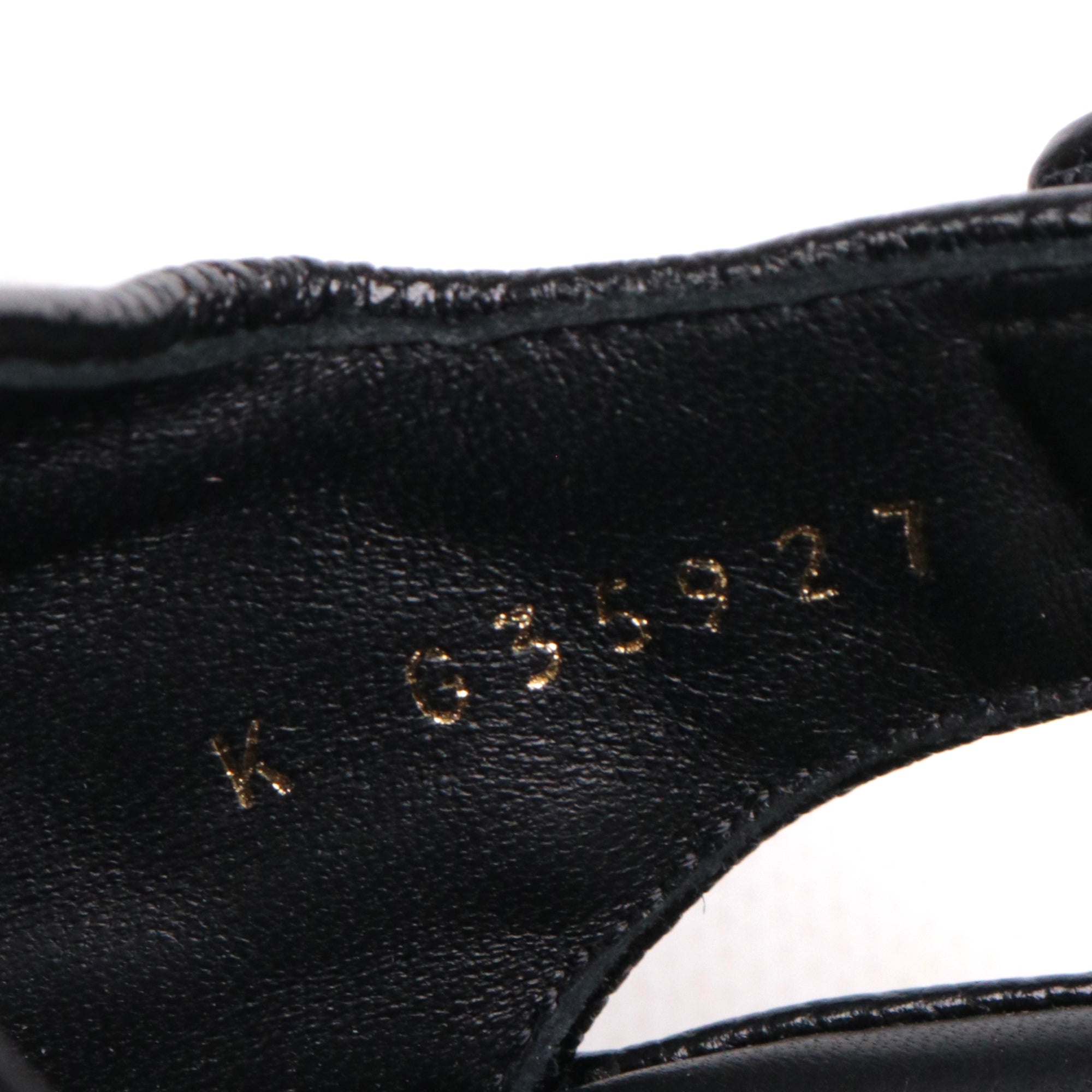 CHANEL - Sandales Dad Chanel en cuir caviar noir (T39)