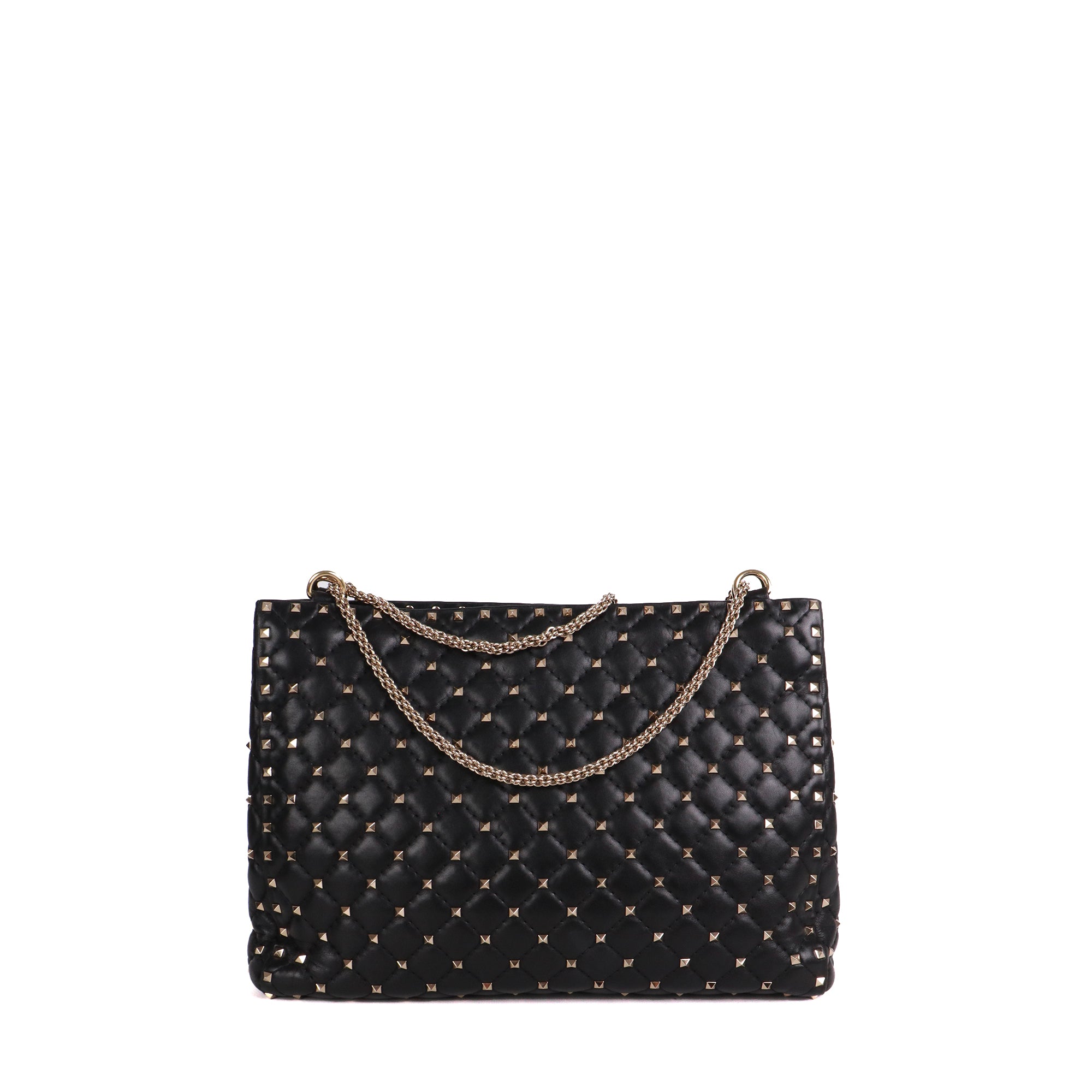 VALENTINO - Sac cabas Rockstud Valentino en cuir noir