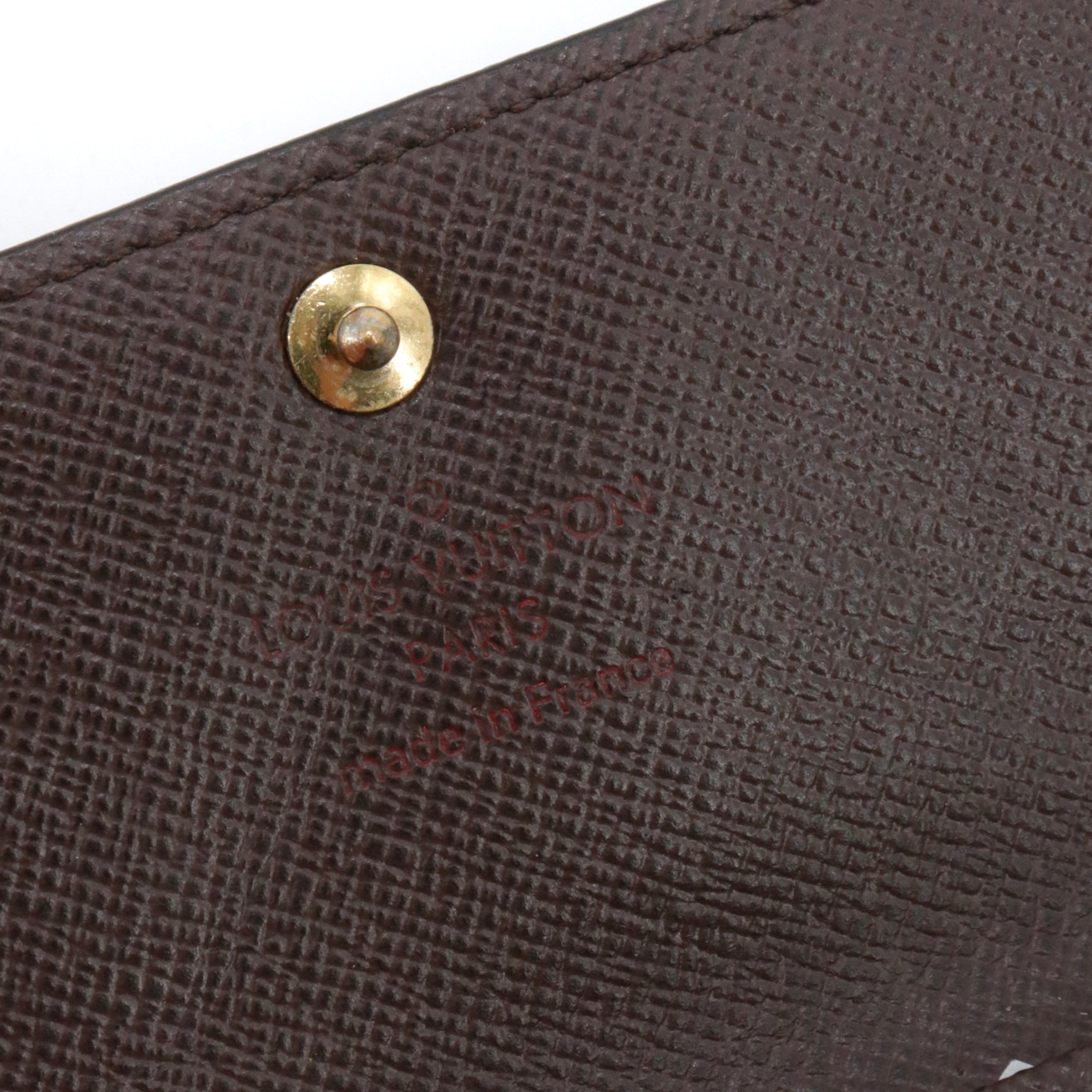 LOUIS VUITTON - Pochette Multiclés Louis Vuitton en toile damier ébène