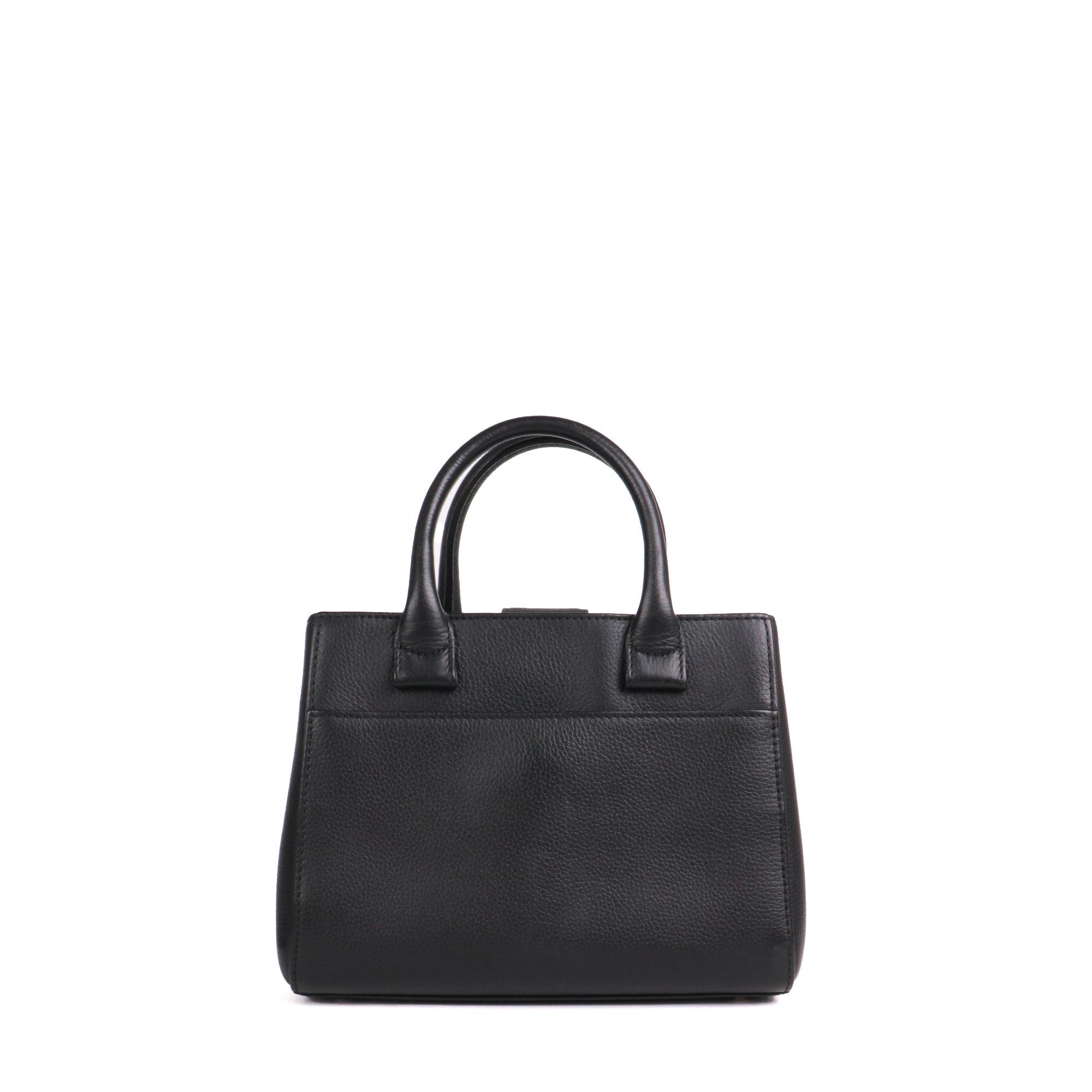 CHANEL - Sac à bandoulière Néo Executive Chanel en cuir grainé noir