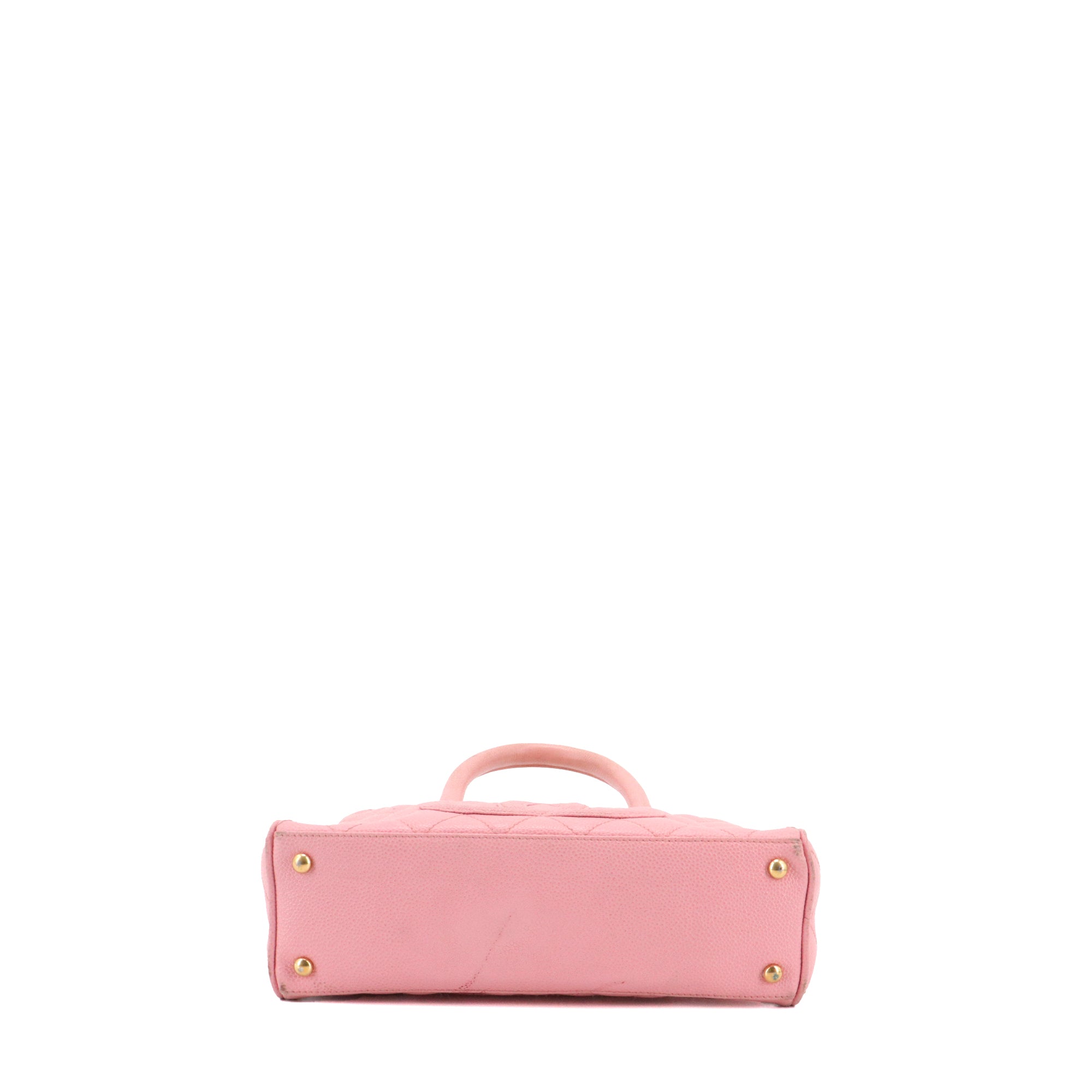 CHANEL - Chanel Bowling handbag in vintage pink caviar leather