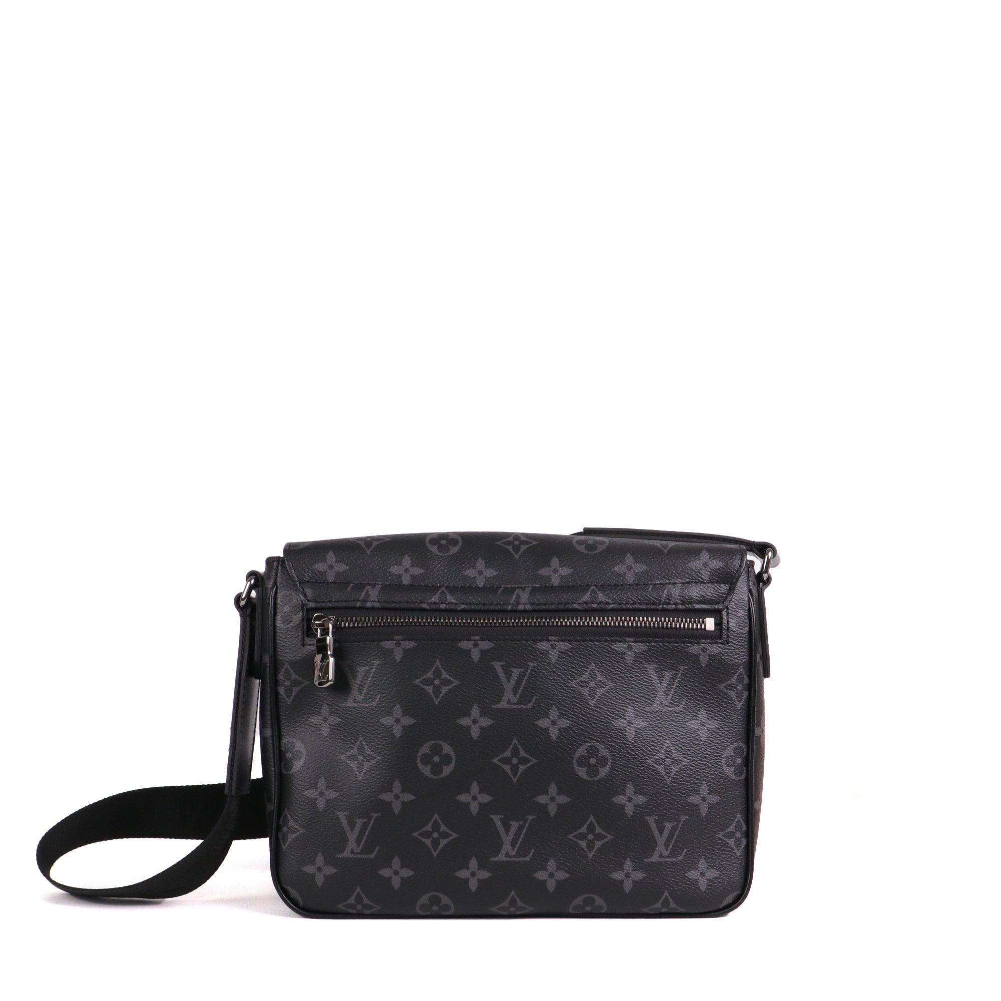 LOUIS VUITTON - Sac à bandoulière District PM Louis Vuitton en toile graphite