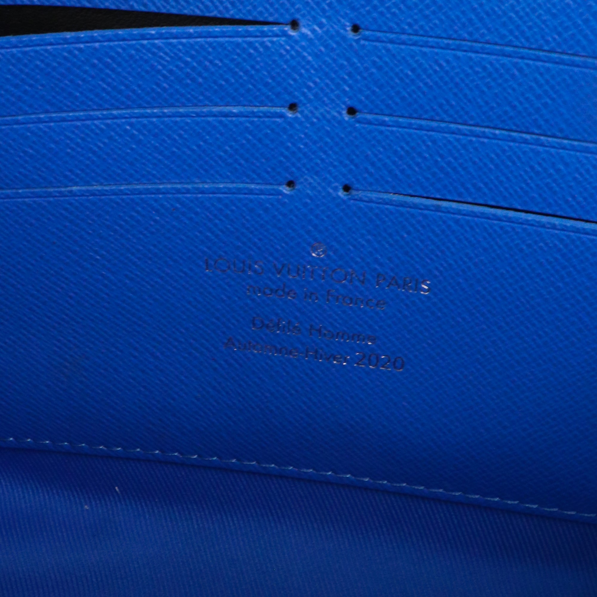 LOUIS VUITTON - Sac à bandoulière Trunk Clutch Cloud Louis Vuitton en toile monogrammée bleue édition limitée