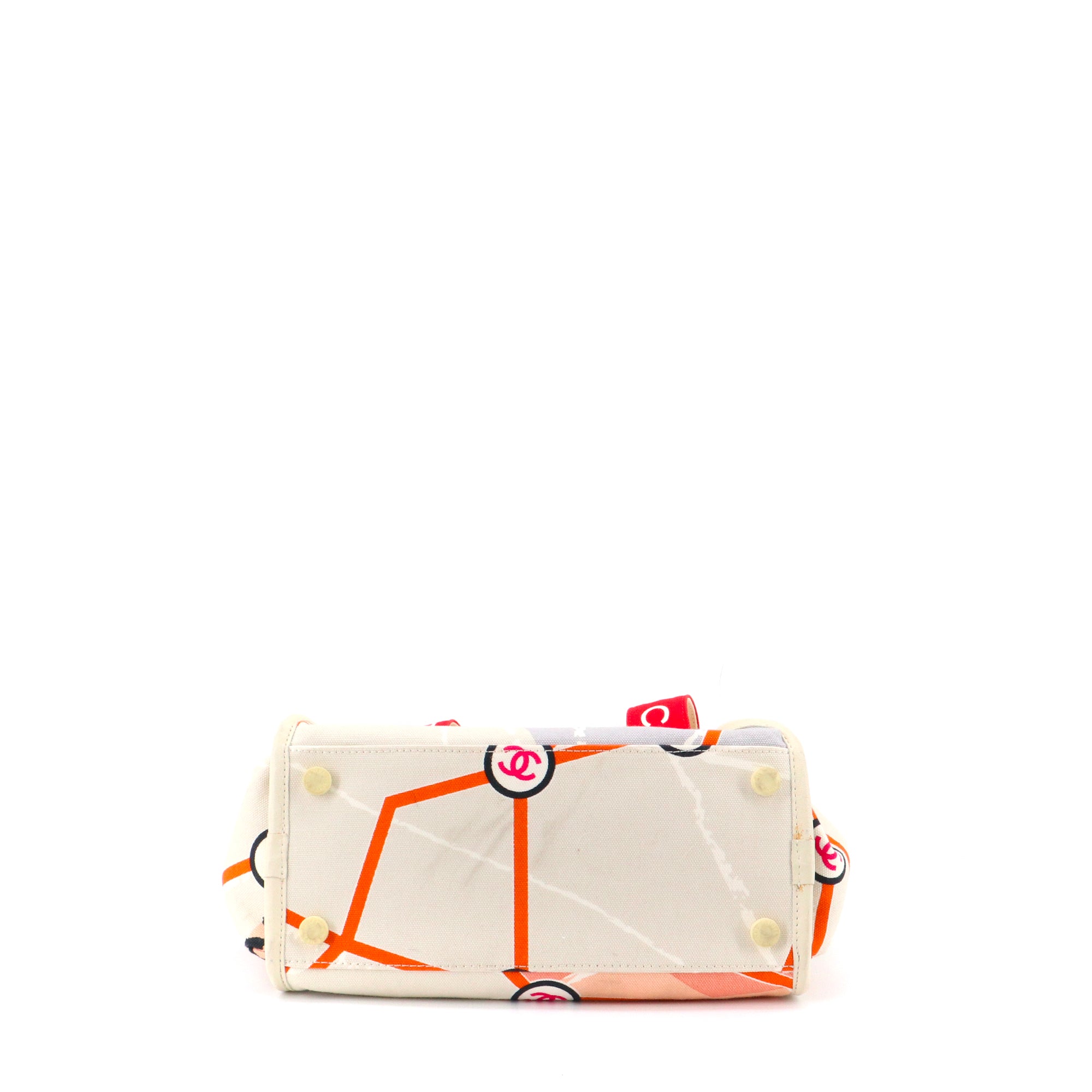 CHANEL - Sac à main Chanel en toile multicolore