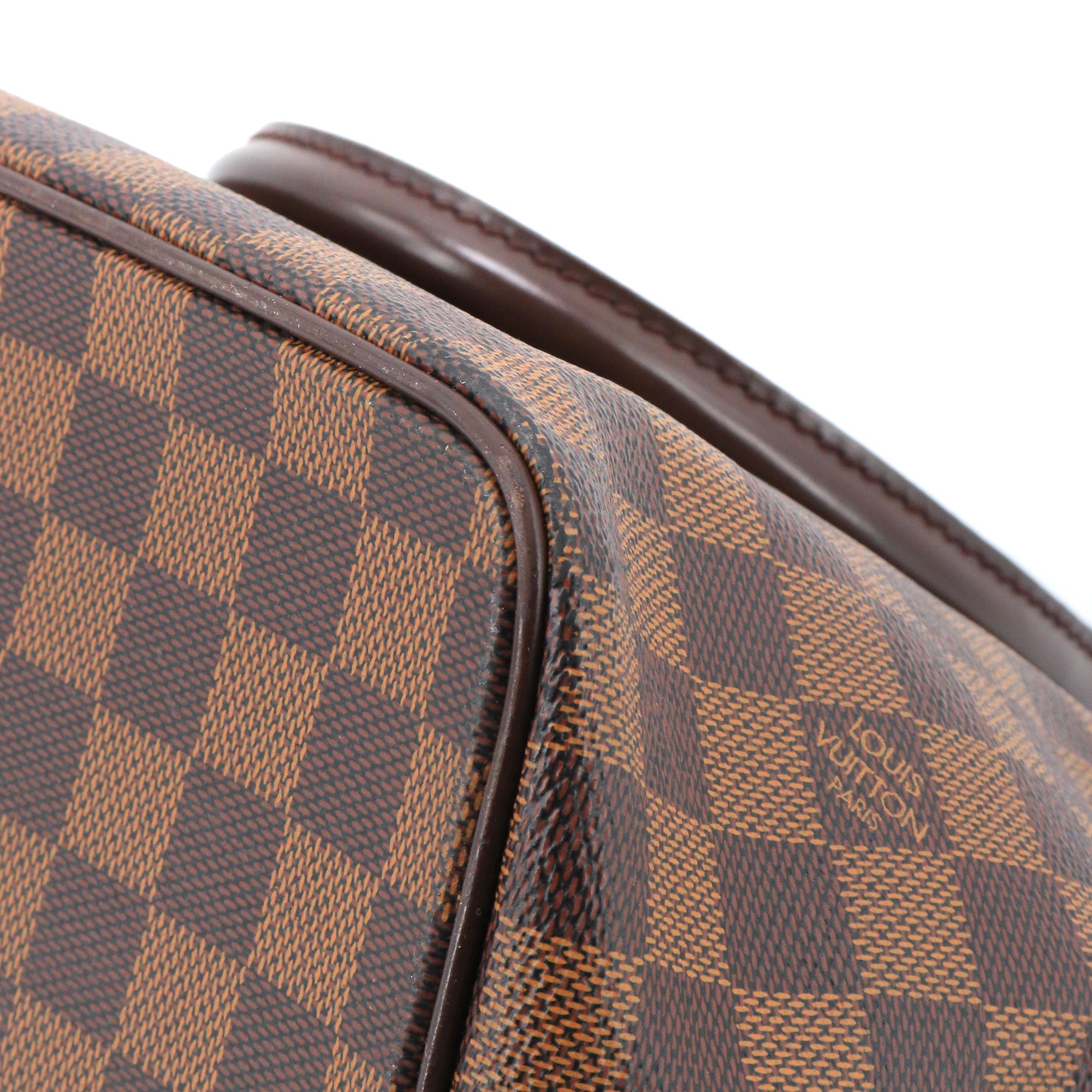 LOUIS VUITTON - Sac à main Saleya Louis Vuitton en toile damier ébène