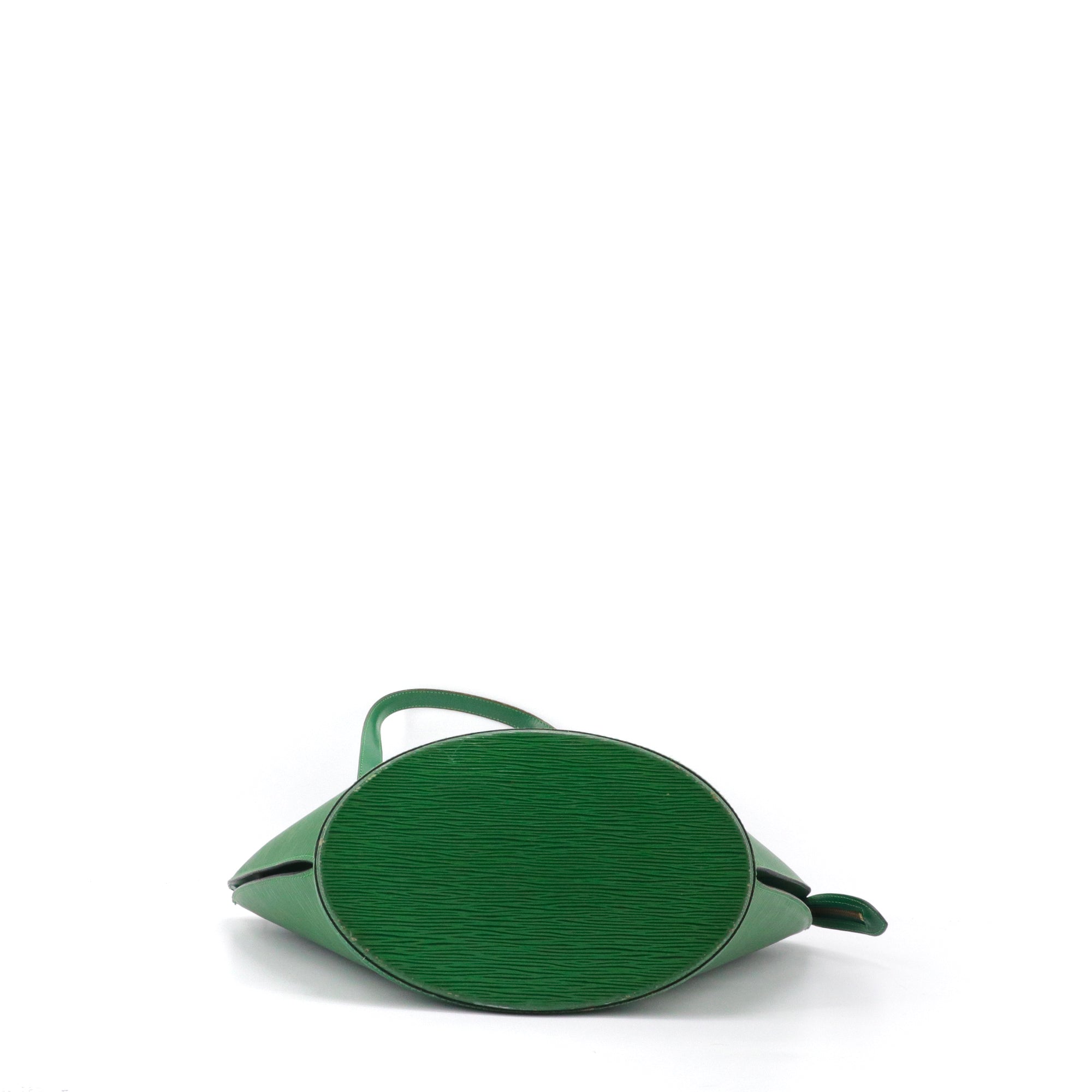 LOUIS VUITTON - Sac à main Saint Jacques Louis Vuitton en cuir épi vert