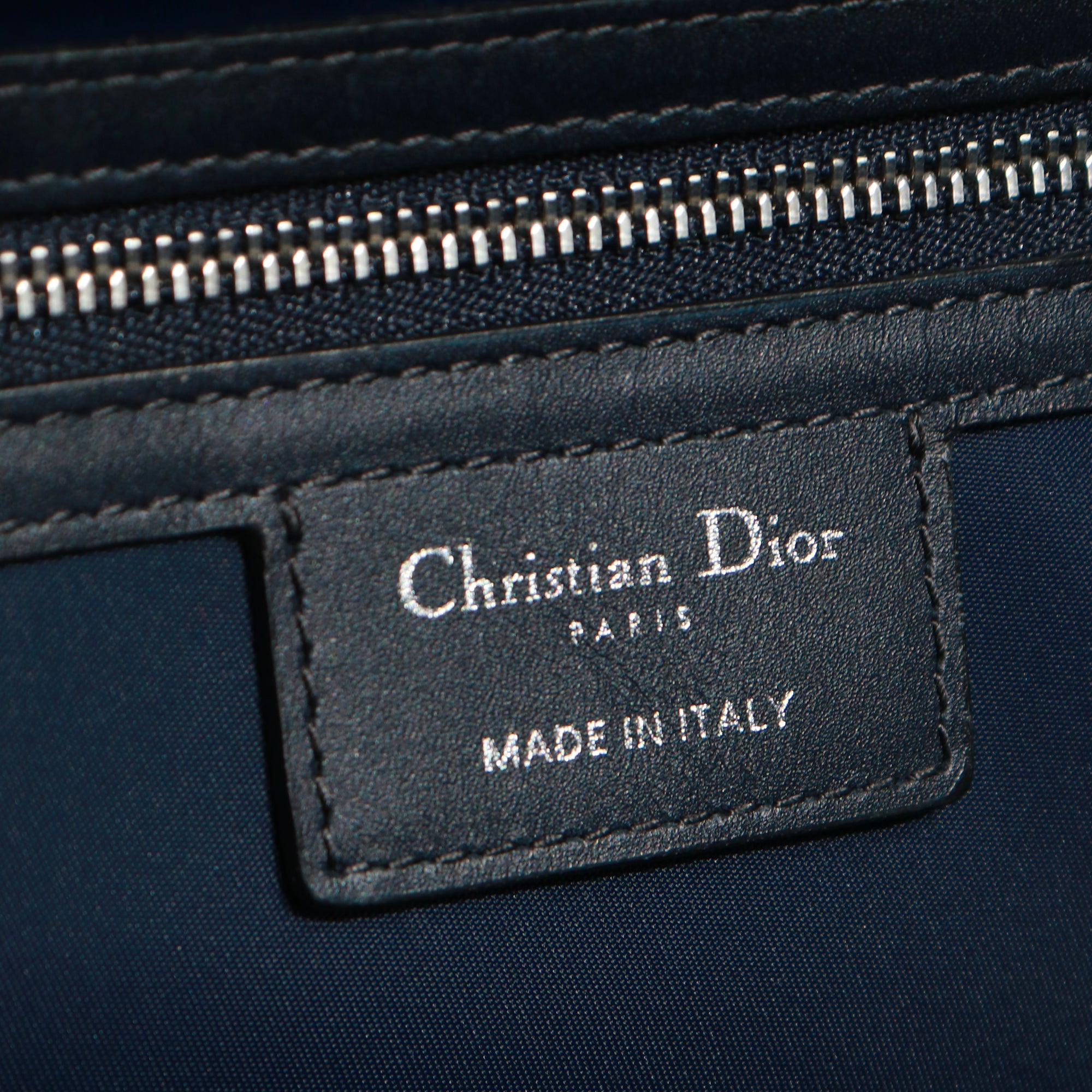 DIOR - Sac à langer en toile Dior oblique