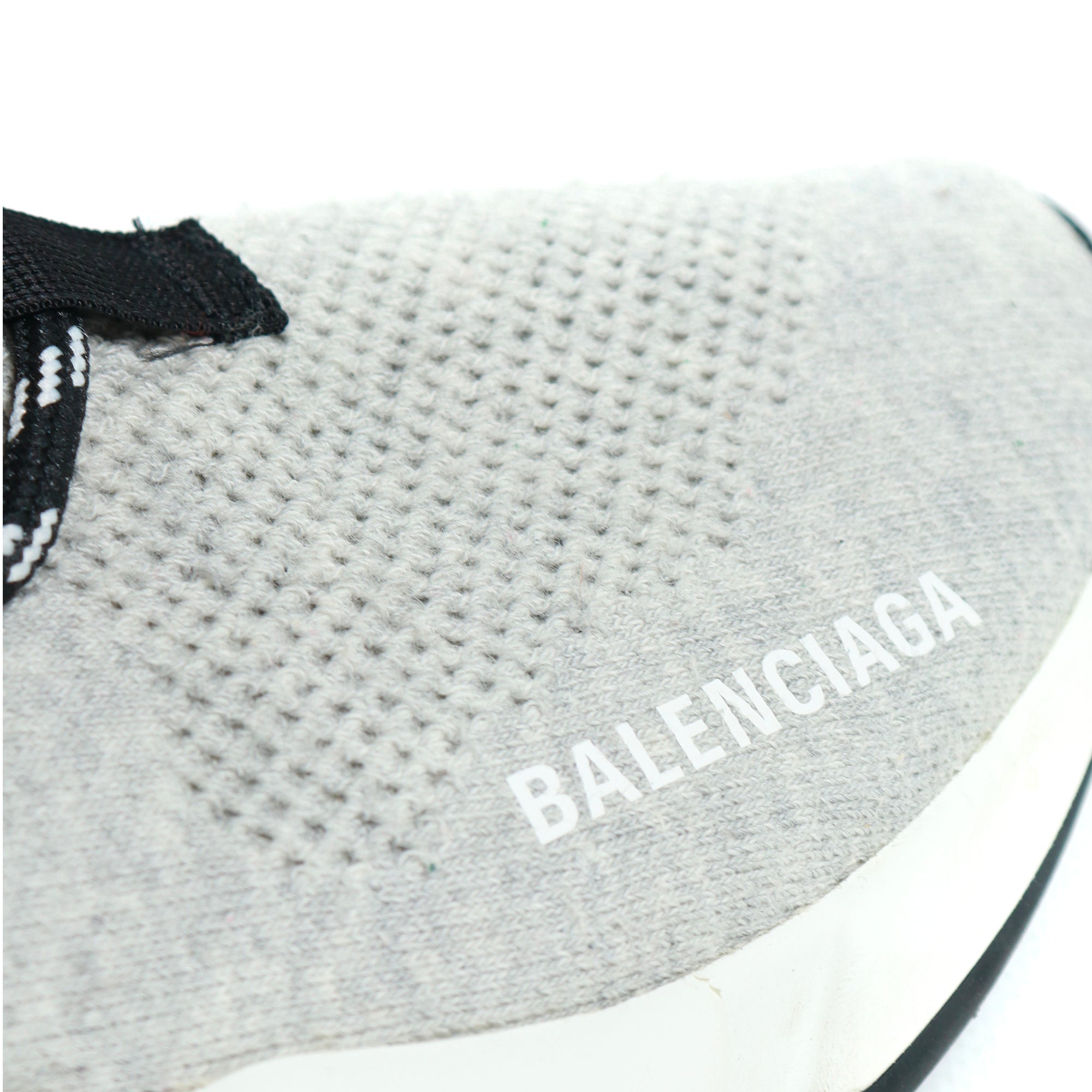 BALENCIAGA - Sneakers Speed à lacets en toile grise (T40)