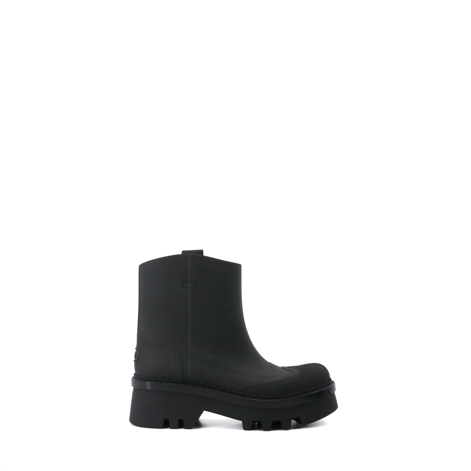 CHLOÉ - Bottines de pluie Raina Chloé en caoutchouc noir (T38)