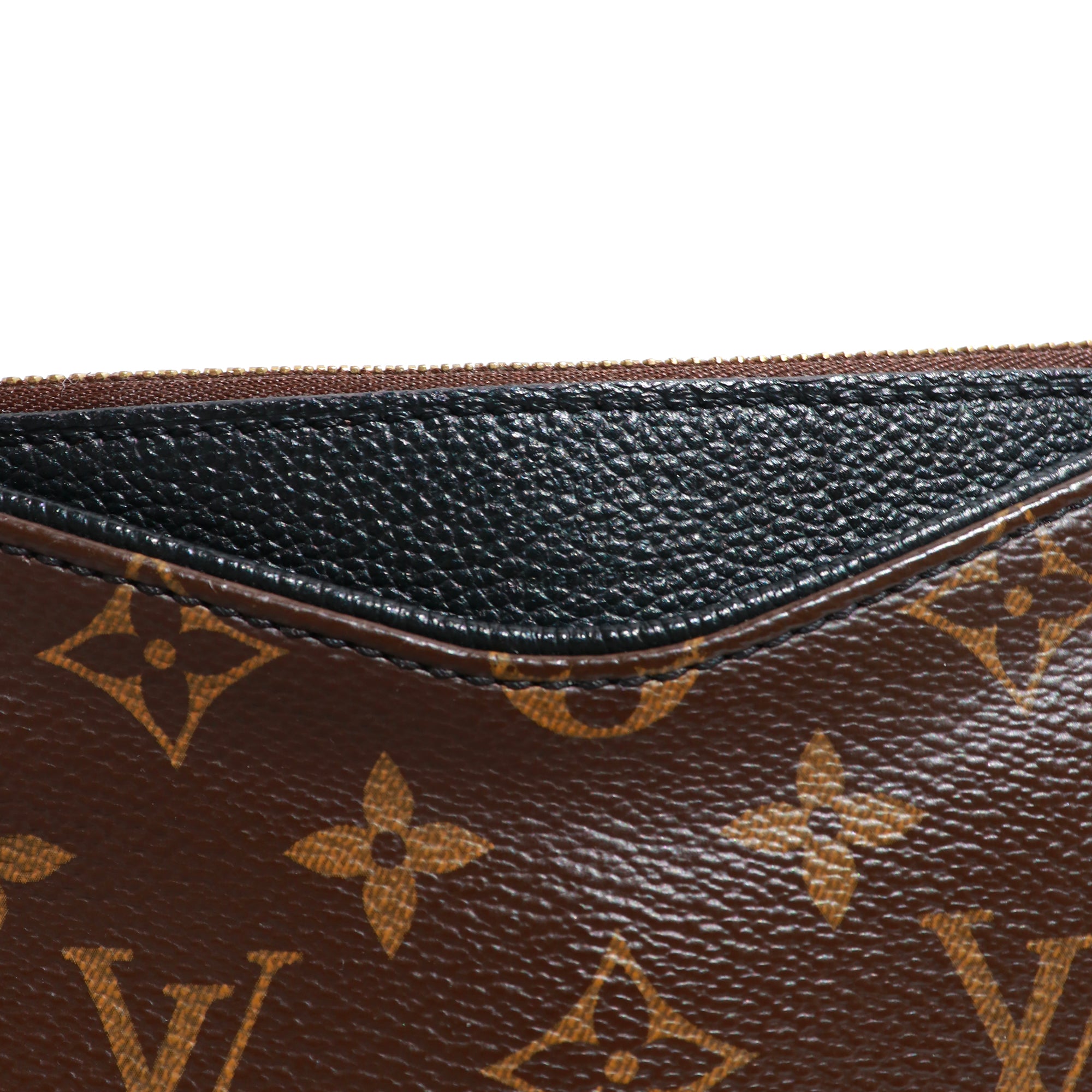 LOUIS VUITTON - Sac à bandoulière Pallas Monogram classique en cuir noir