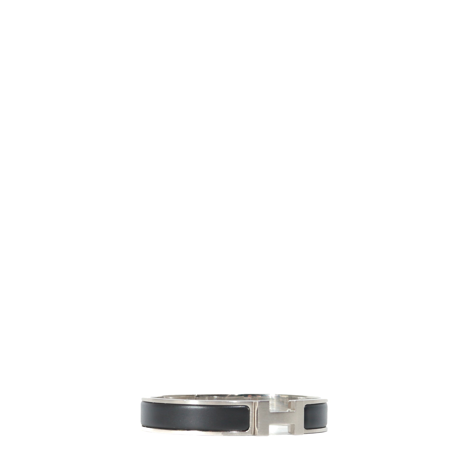 HERMÈS - Bracelet Clic H noir
