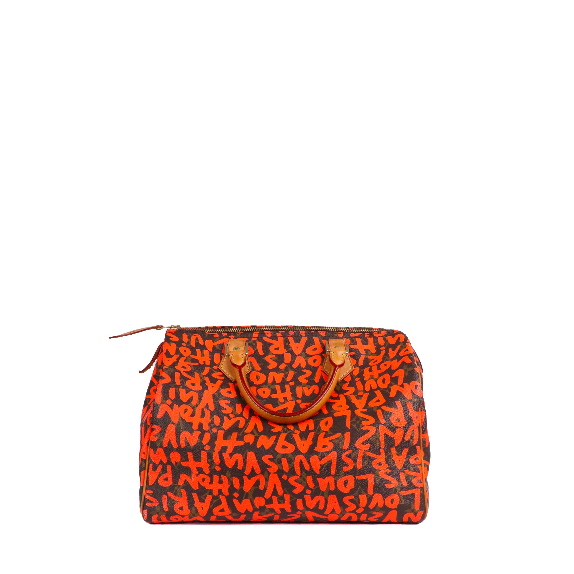 LOUIS VUITTON - Sac à main Speedy 30 Louis Vuitton x Stephen Sprouse en toile monogrammée