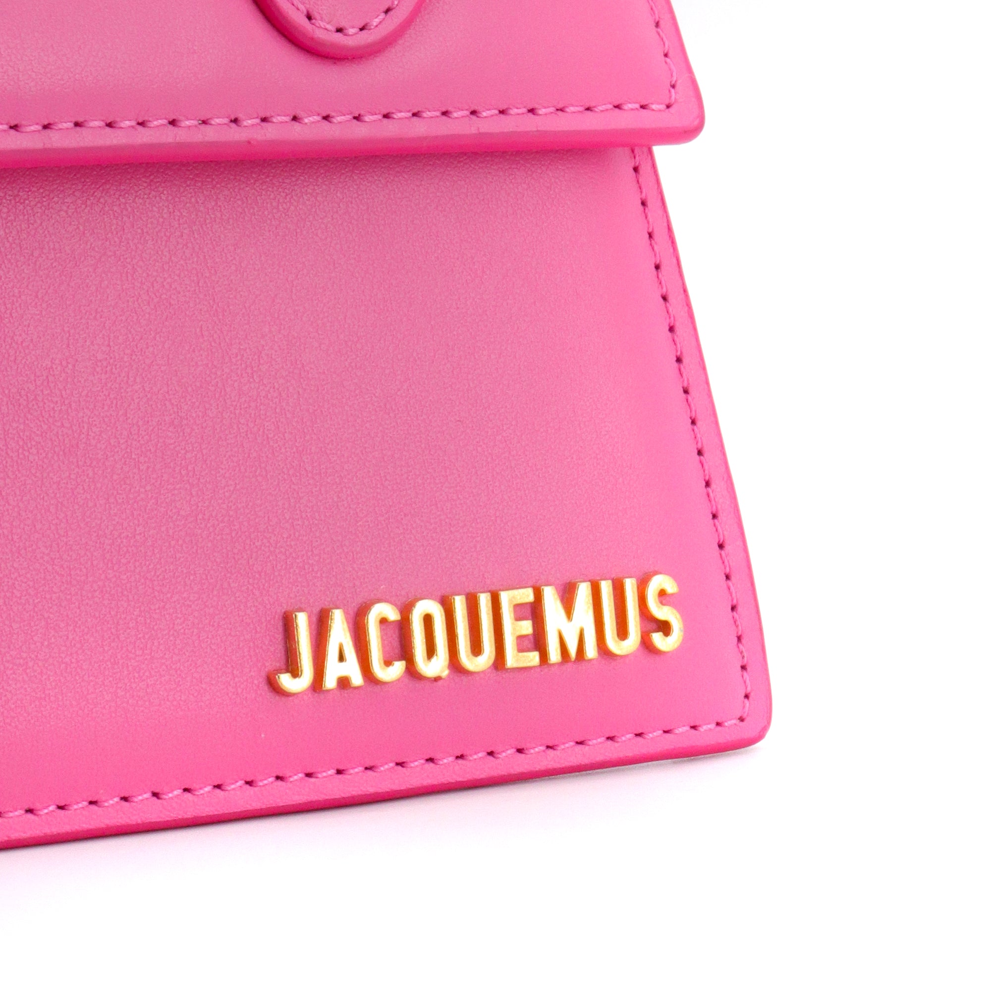 JACQUEMUS - Sac à bandoulière Chiquito noeud Jacquemus en cuir rose