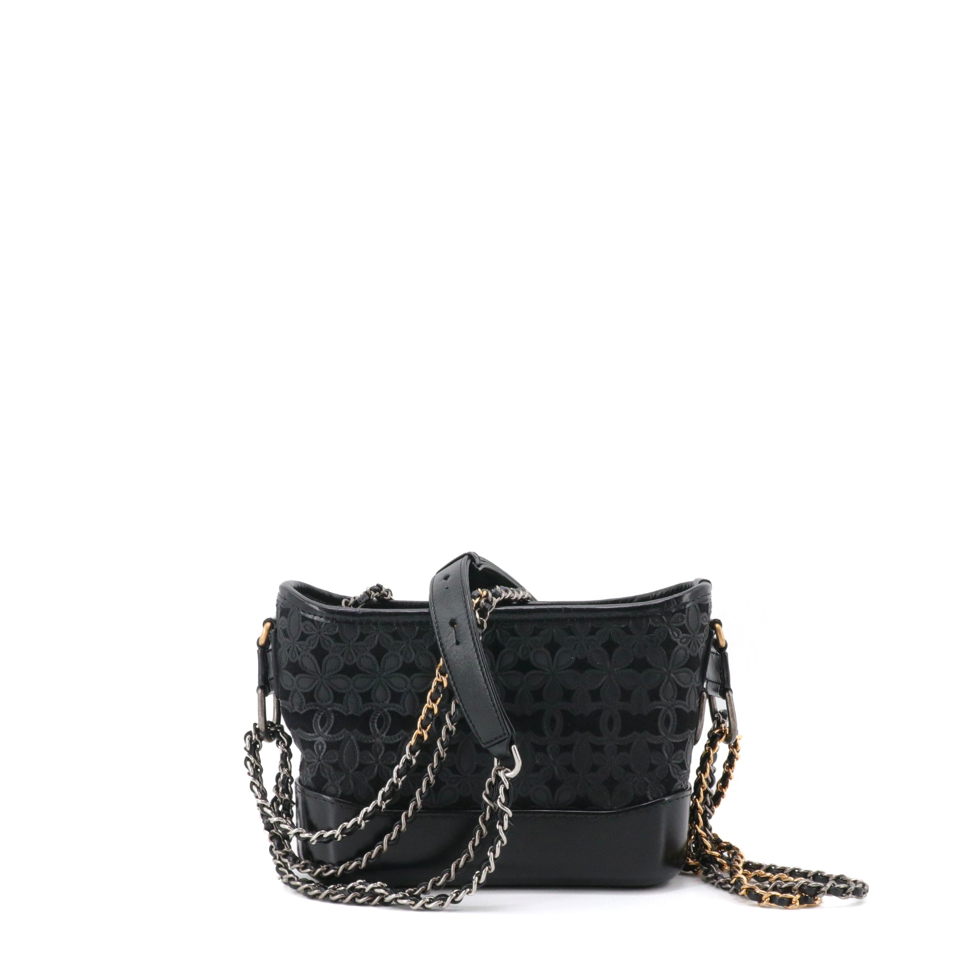 CHANEL - Sac à bandoulière Gabrielle Mini Édition Limitée Chanel en cuir et toile noire