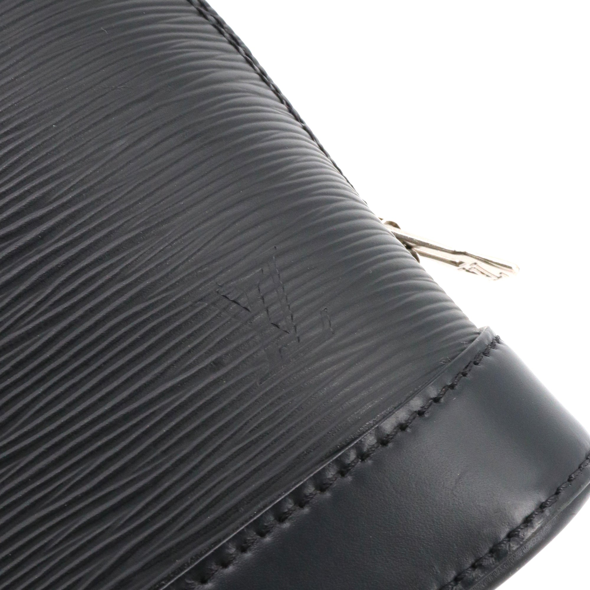 LOUIS VUITTON - Sac à bandoulière Alma BB Louis Vuitton en cuir épi noir