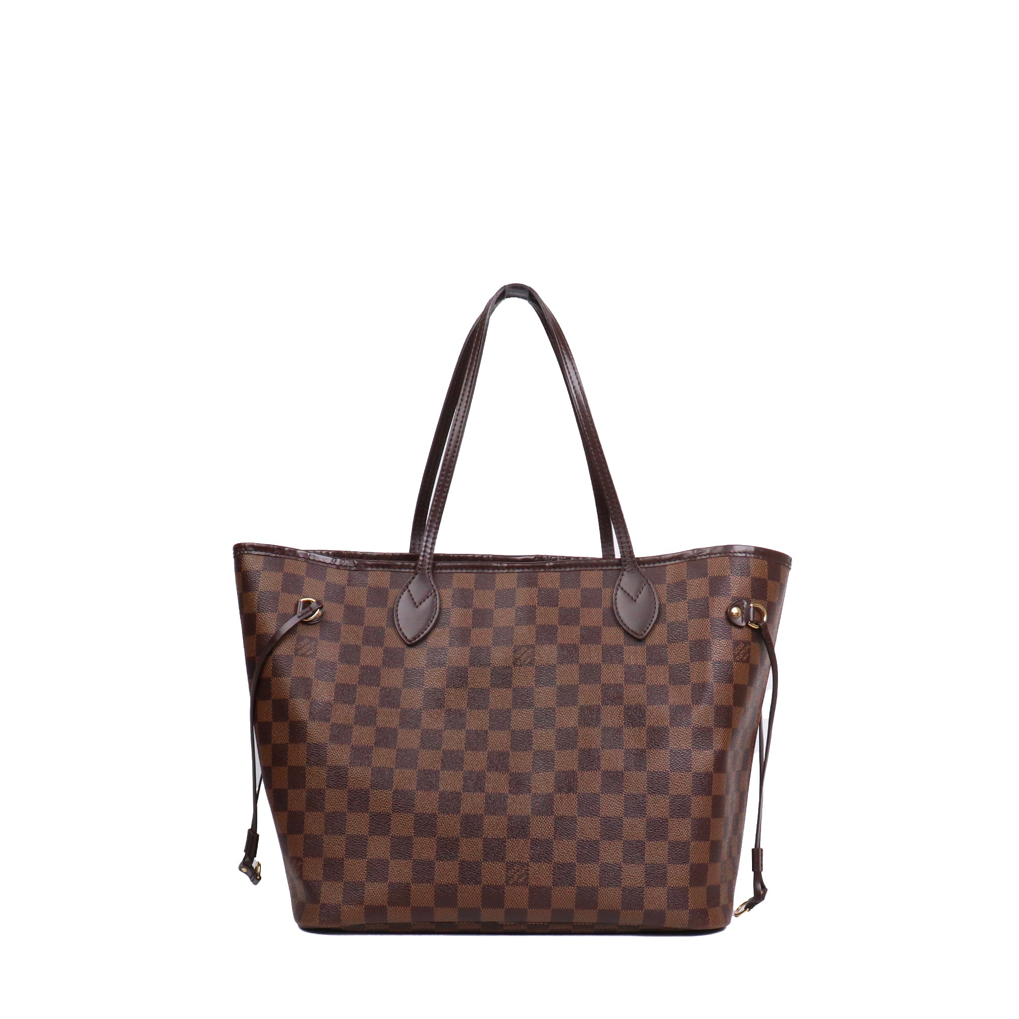 LOUIS VUITTON - Sac cabas Neverfull MM Louis Vuitton en toile damier ébène