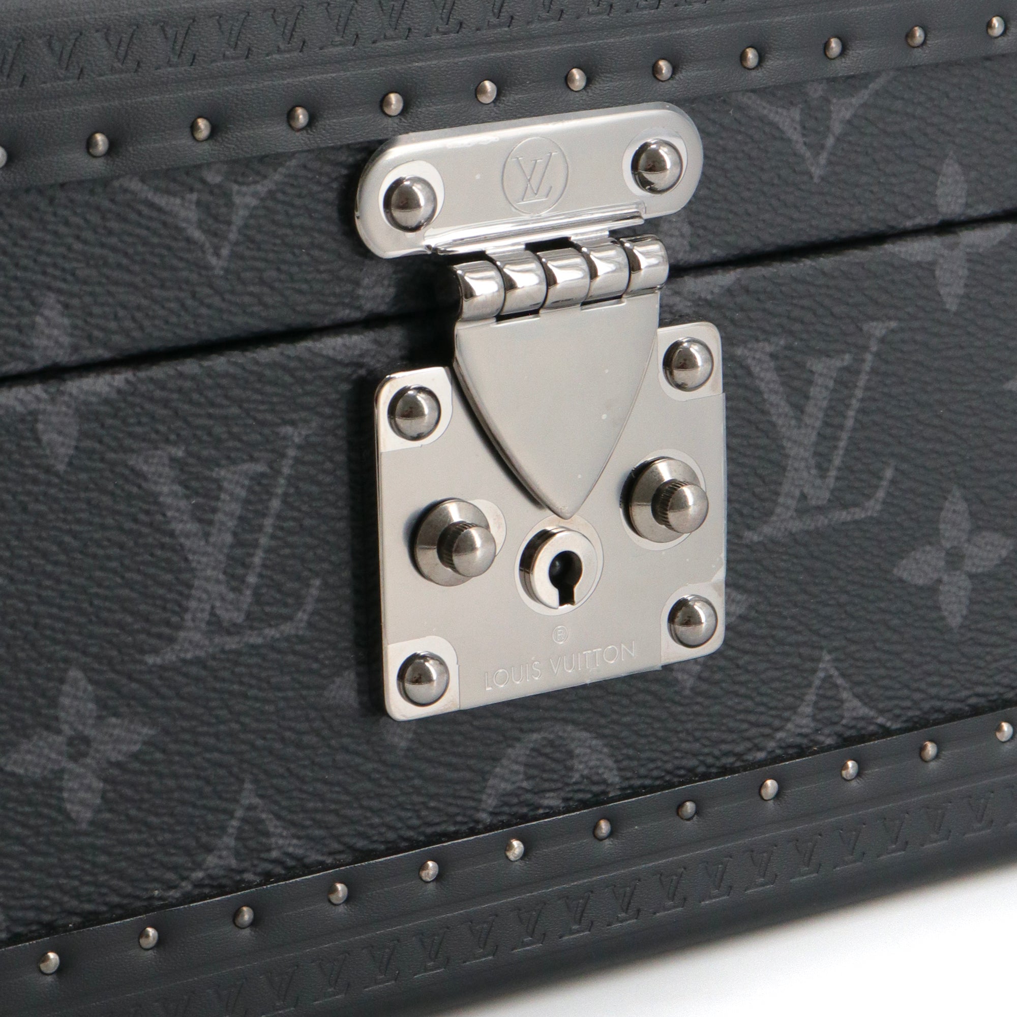 LOUIS VUITTON - Coffret 8 Montres Louis Vuitton en toile monogrammée éclipse