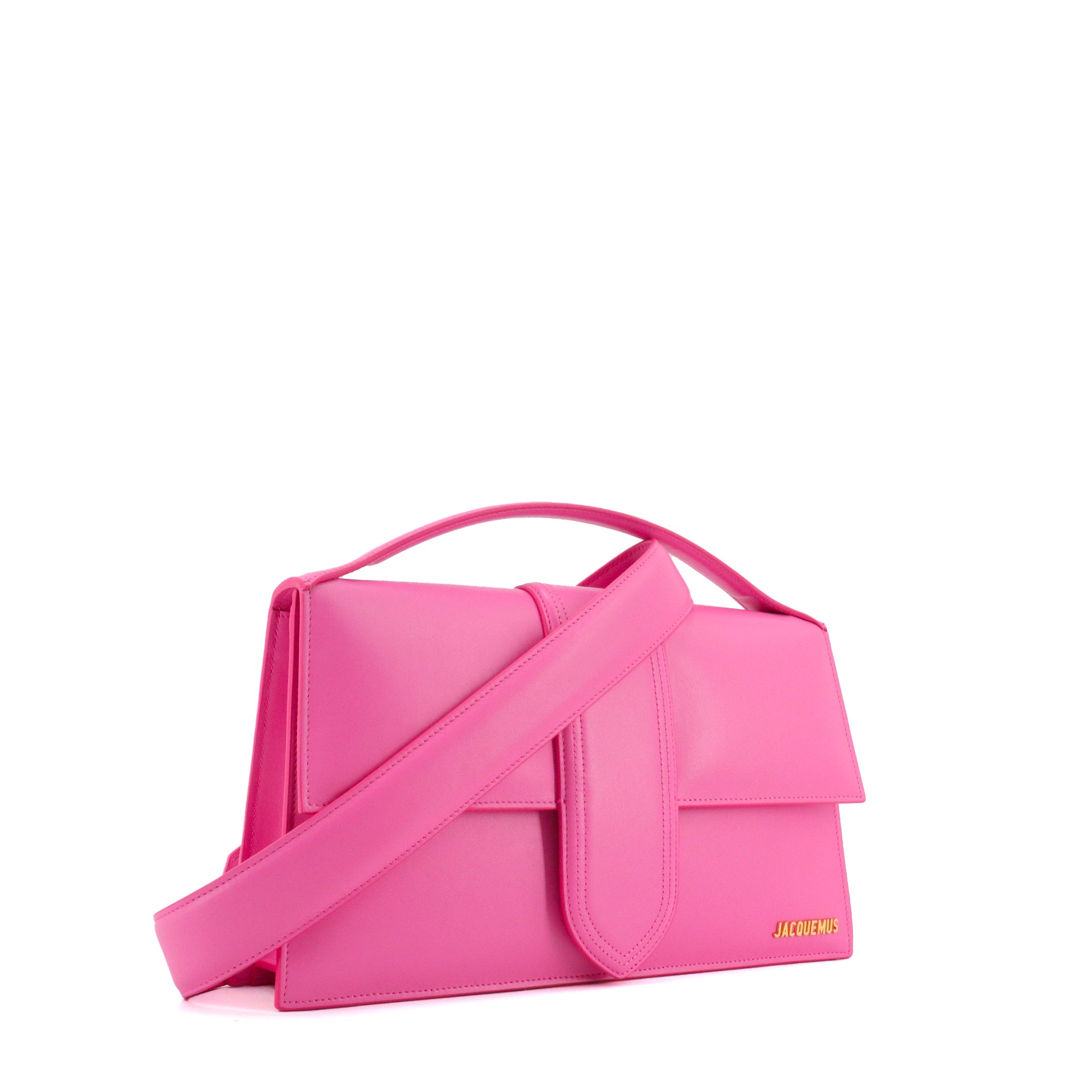 JACQUEMUS - Sac à bandoulière Le Bambinou Jacquemus en cuir rose