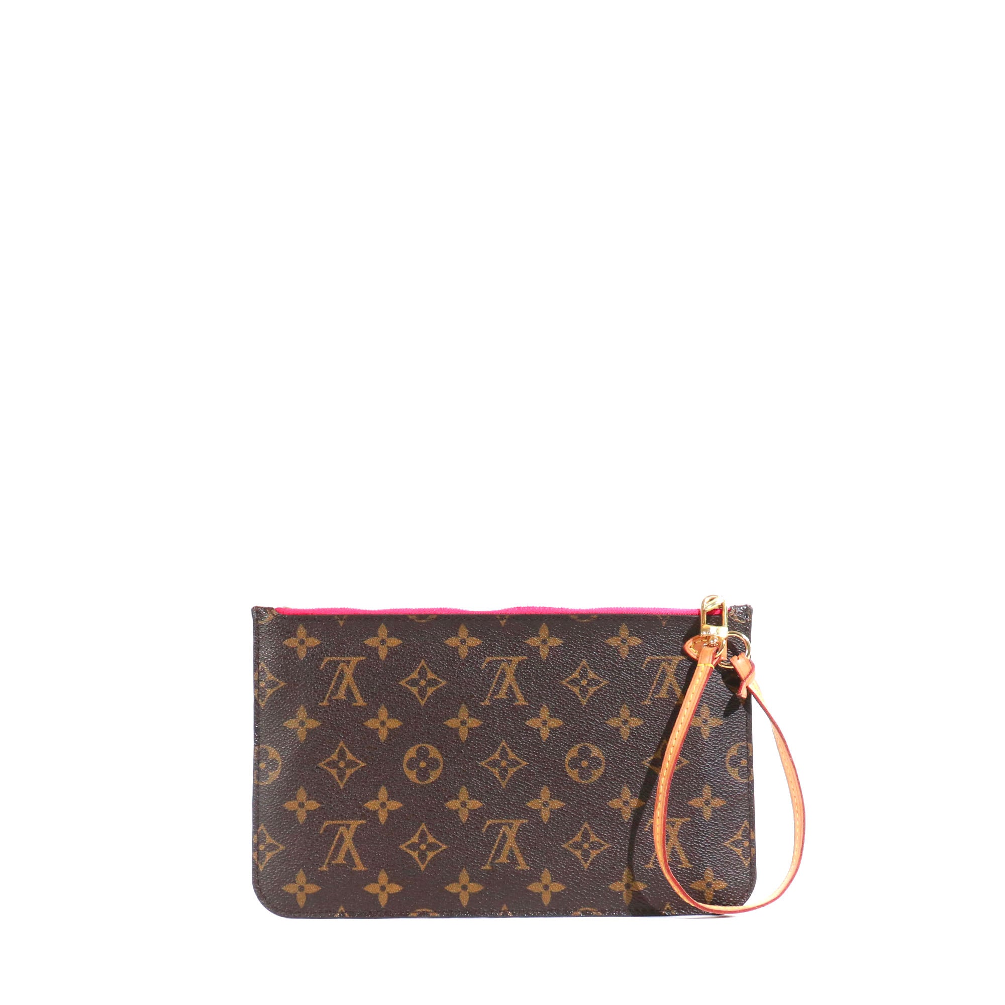LOUIS VUITTON - Pochette Neverfull Louis Vuitton en toile monogrammée