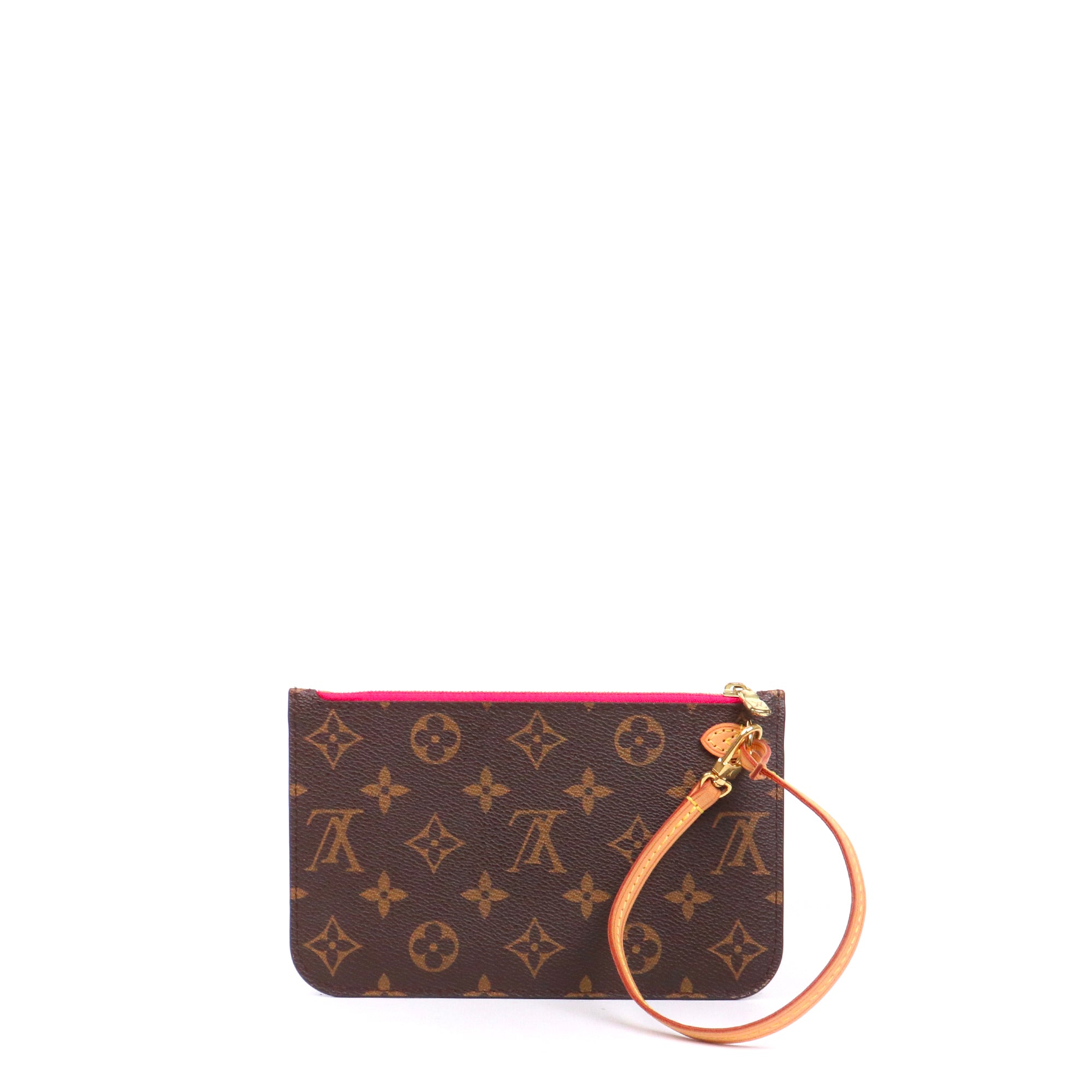 LOUIS VUITTON - Pochette Neverfull Louis Vuitton en toile monogrammée