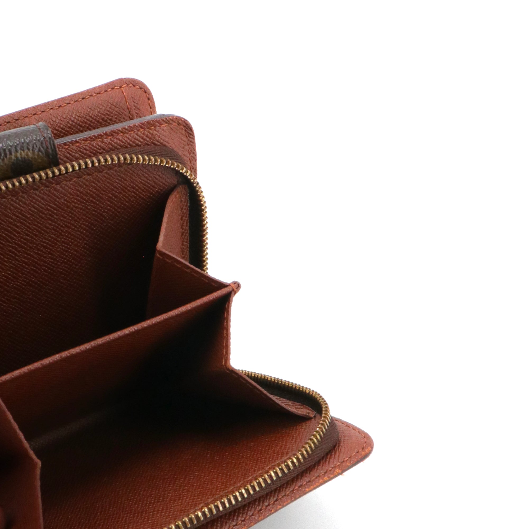 LOUIS VUITTON - Portefeuille Compact Louis Vuitton en toile monogrammée