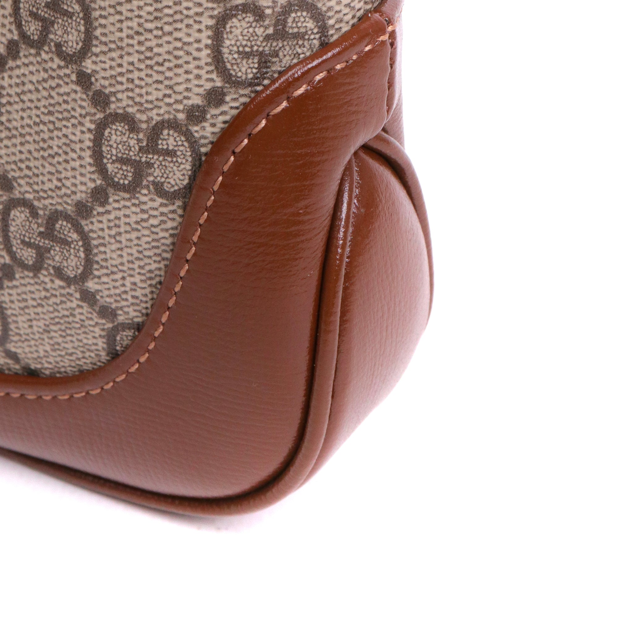 GUCCI - Sac à bandoulière Jackie 1961 Mini Gucci en toile monogrammée et cuir
