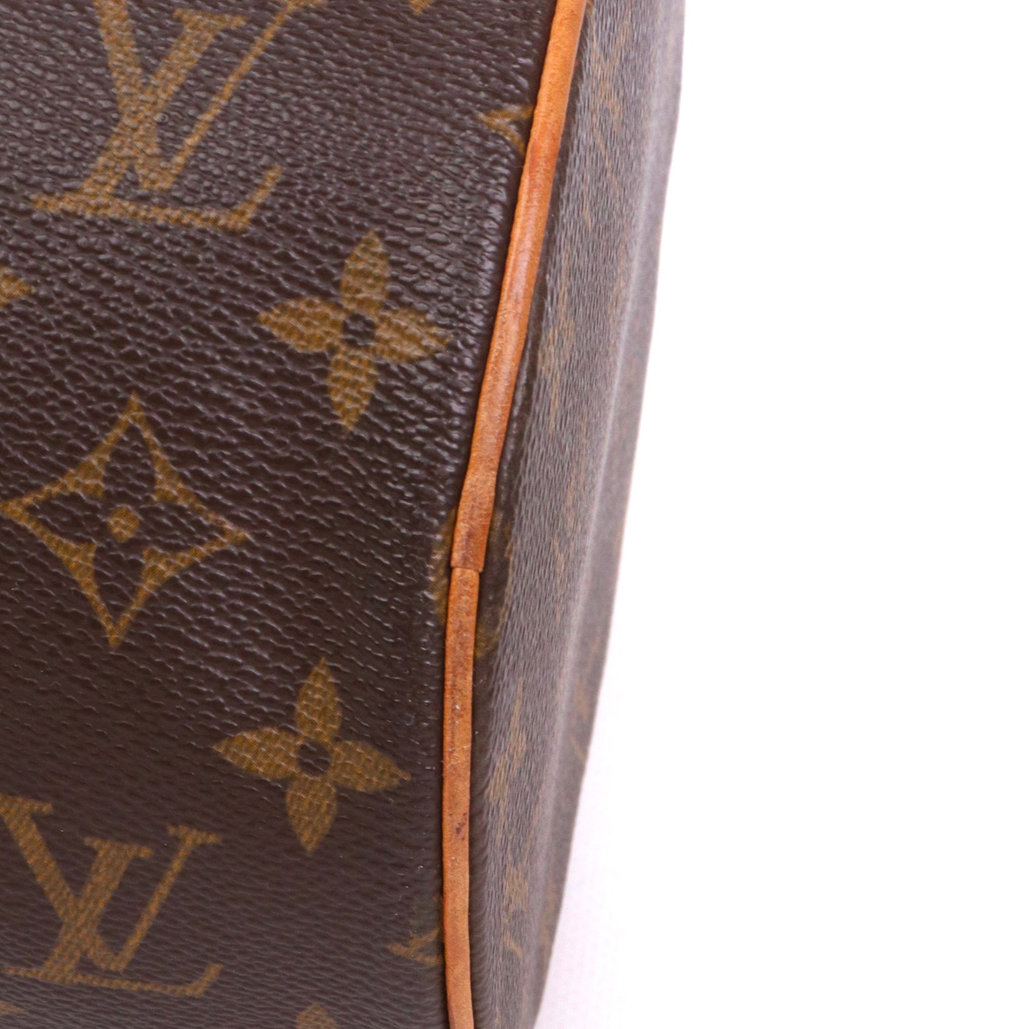 LOUIS VUITTON - Sac à main Papillon Louis Vuitton en toile enduite monogrammée