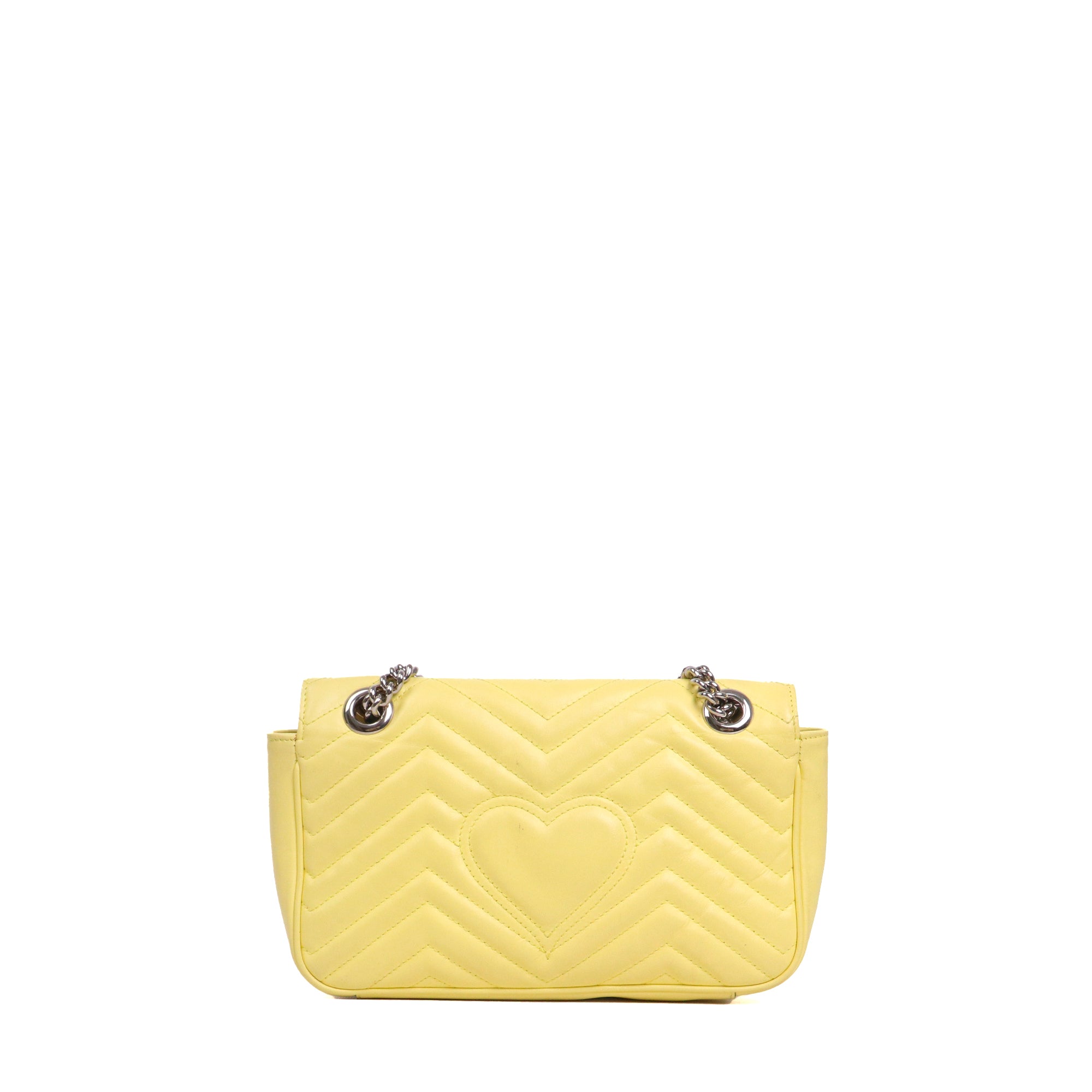 GUCCI - Gucci Small Size GG Marmont shoulder bag in pink leather