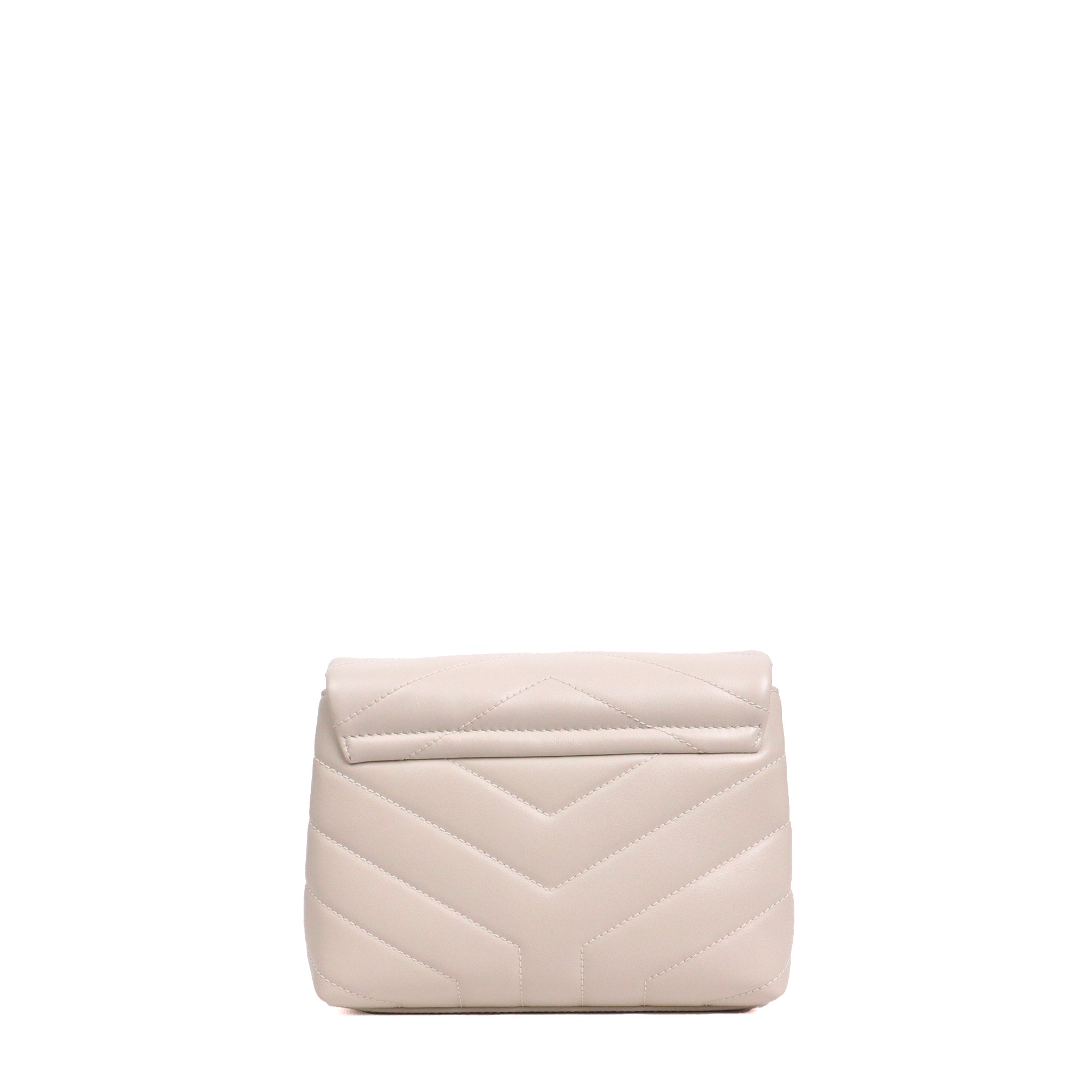 SAINT LAURENT - Saint Laurent Loulou small shoulder bag in black quilted leather