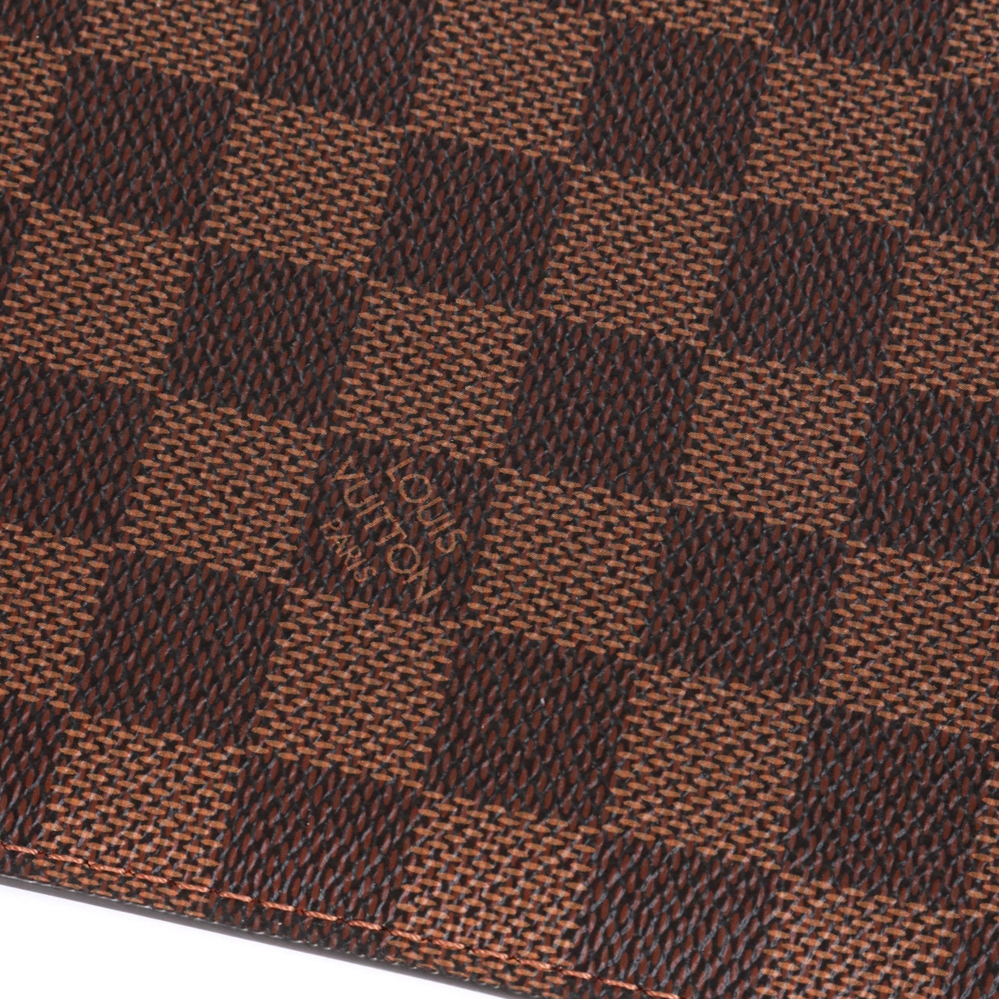 LOUIS VUITTON - Pochette Neverfull Louis Vuitton en toile enduite damier ébène