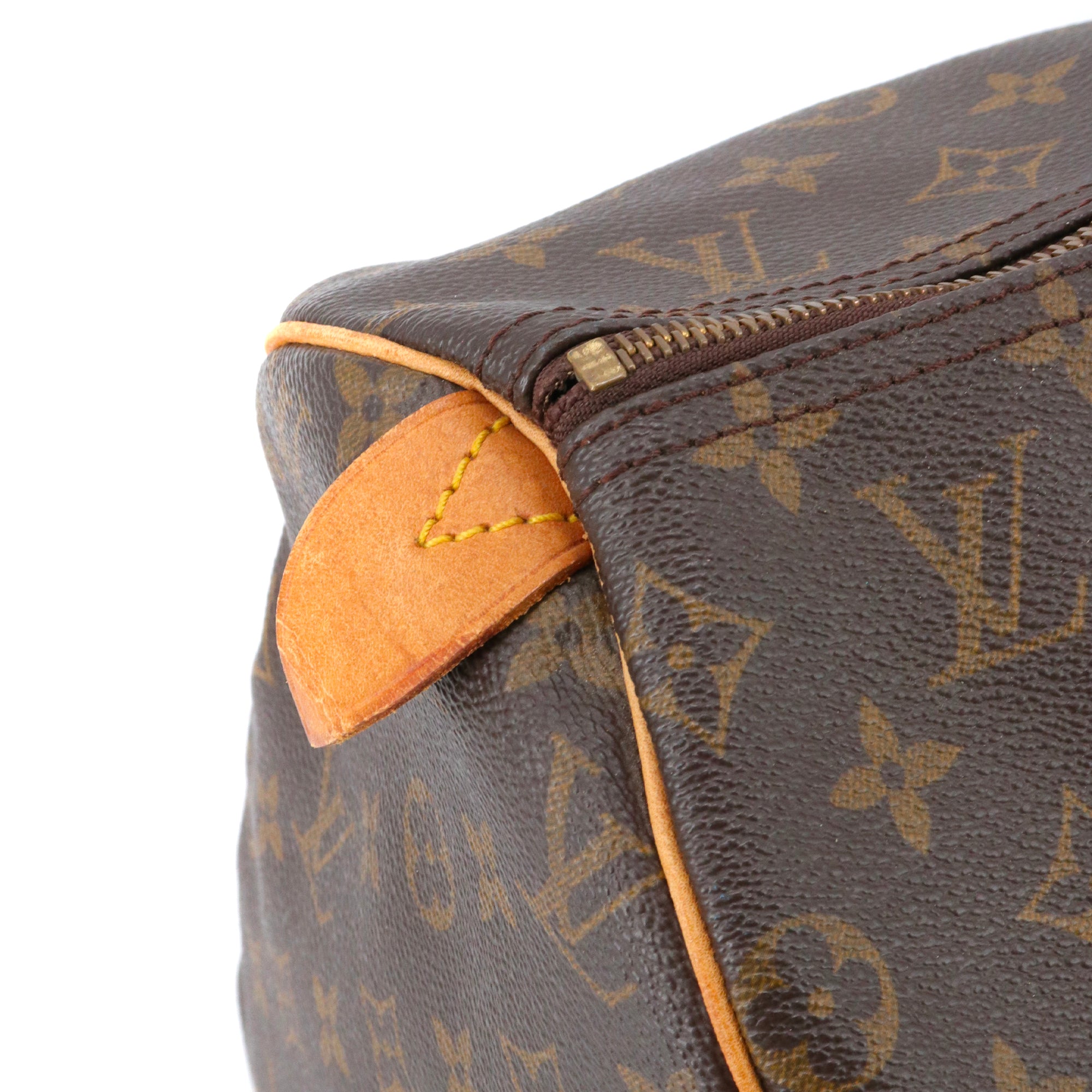 LOUIS VUITTON - Sac à main Speedy 40 Louis Vuitton en toile monogrammée vintage