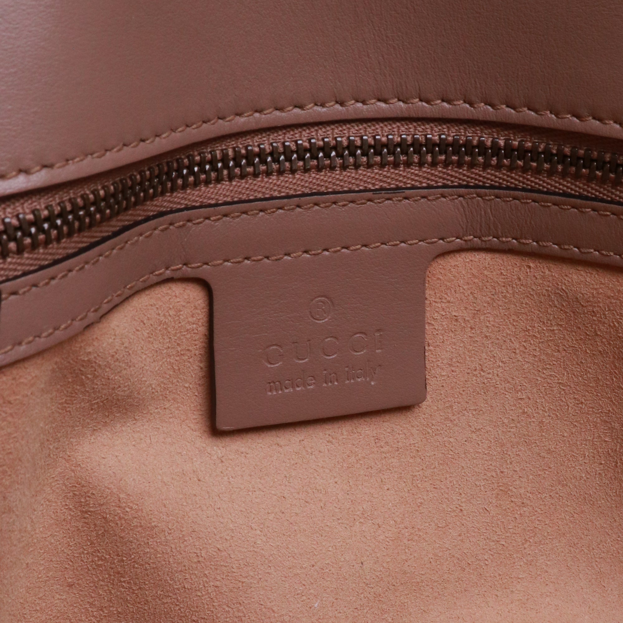 GUCCI - Sac à épaule GG Marmont Petite Taille Gucci en cuir rose