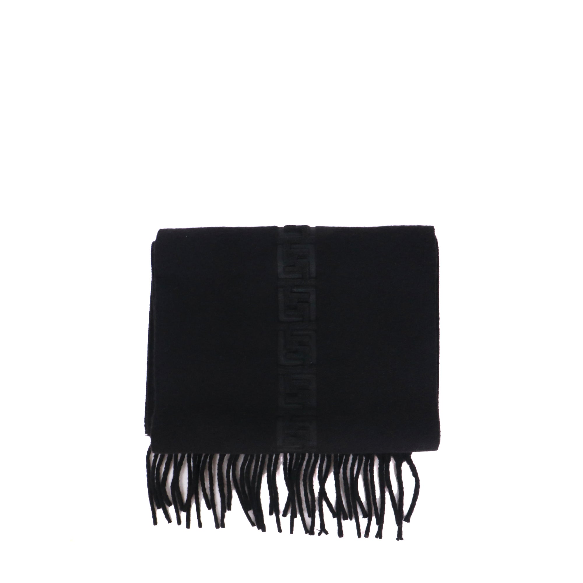 FENDI - Écharpe Fendi en cachemire noir