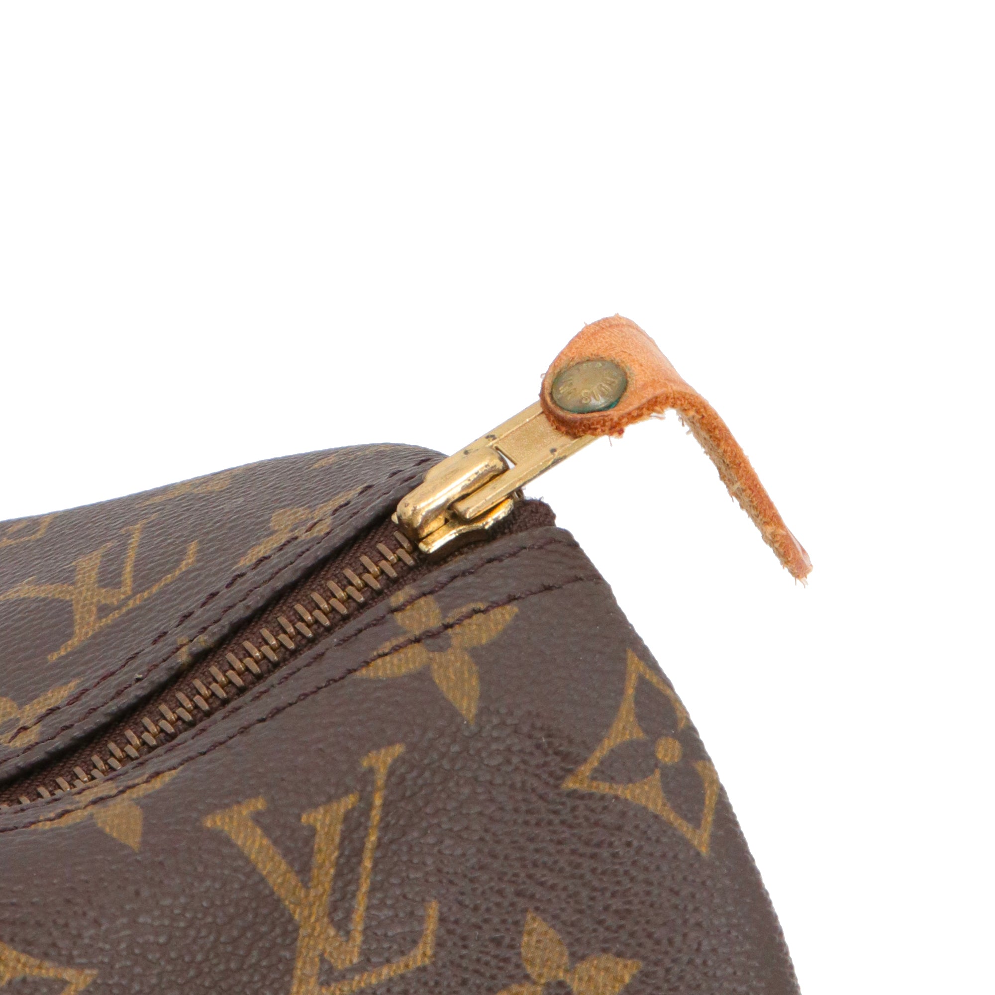 LOUIS VUITTON - Sac à main Speedy 40 Louis Vuitton en toile monogrammée vintage