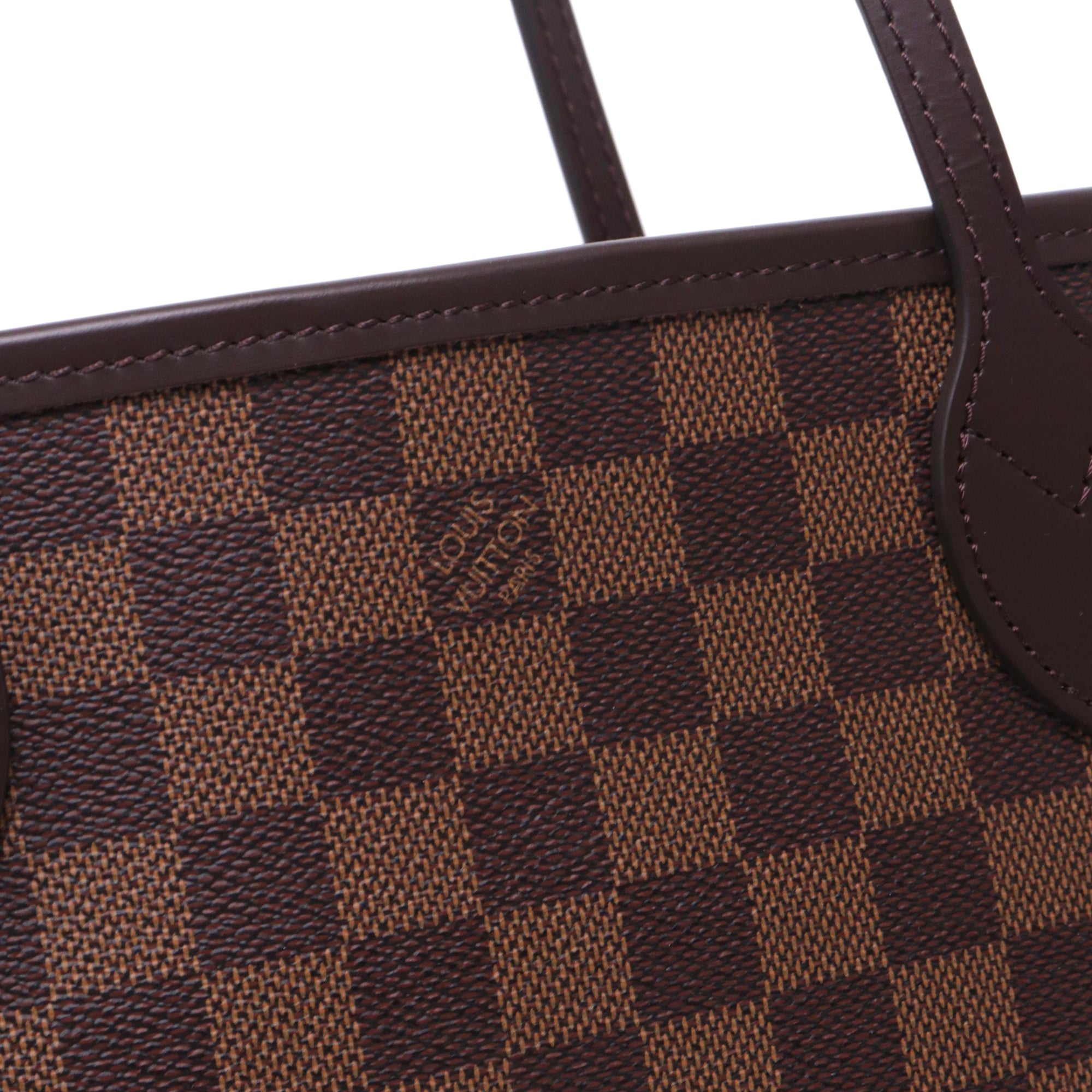 LOUIS VUITTON - Sac cabas Neverfull PM Louis Vuitton en toile damier ébène