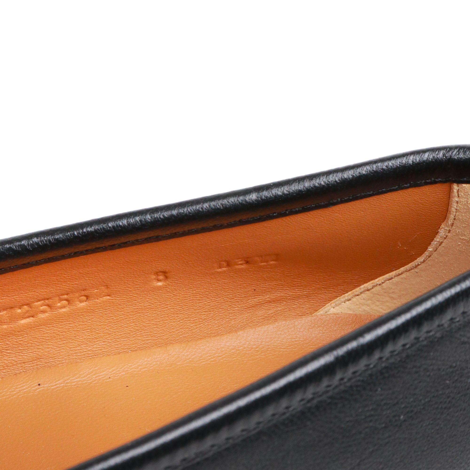 GUCCI - Mocassins Mors Gucci en cuir lisse noir (T42)