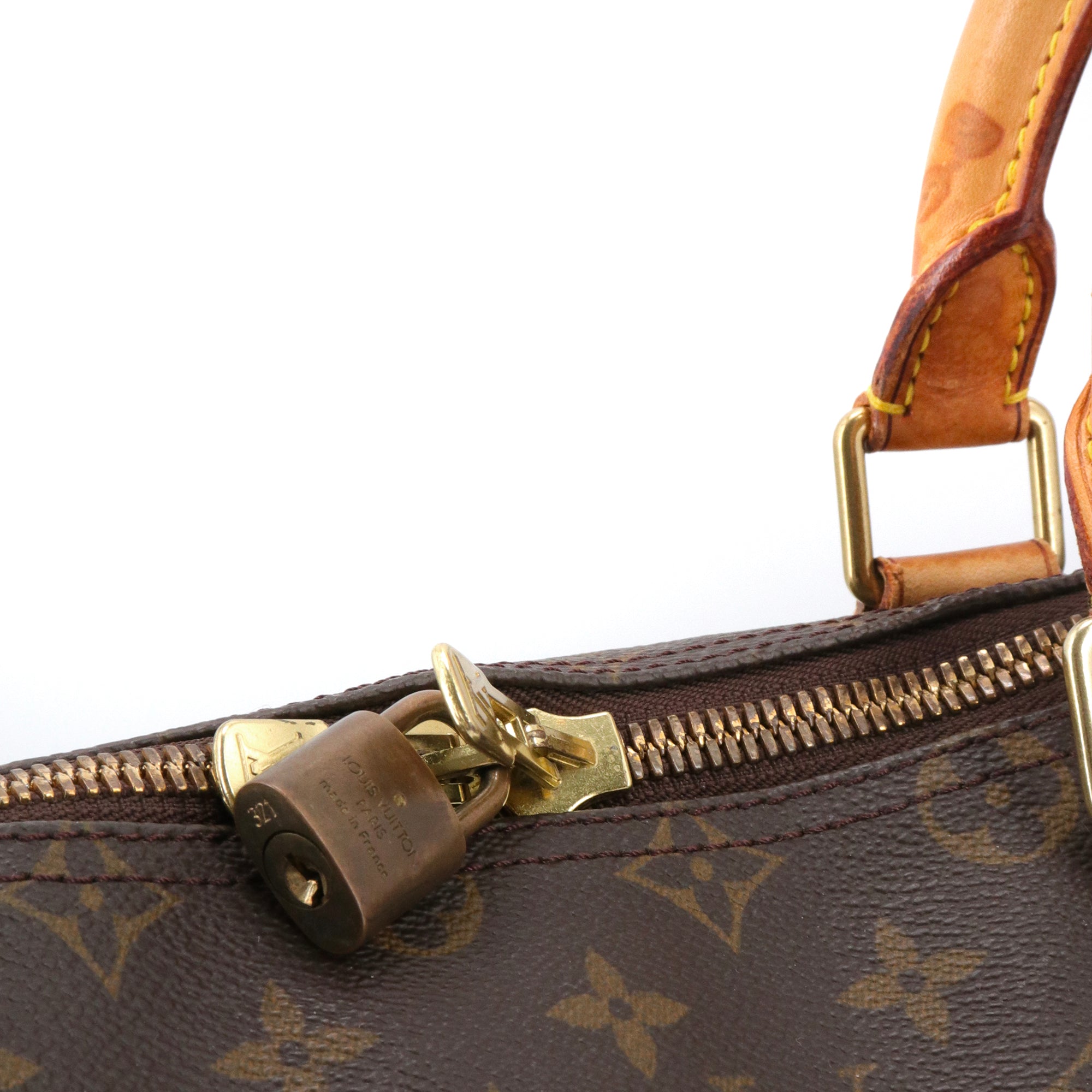 LOUIS VUITTON - Sac de voyage Keepall 45 Louis Vuitton en toile monogrammée